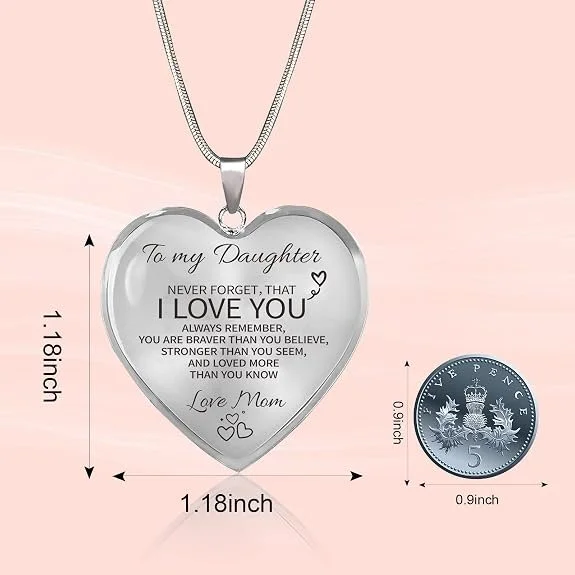To my Daughter Necklace