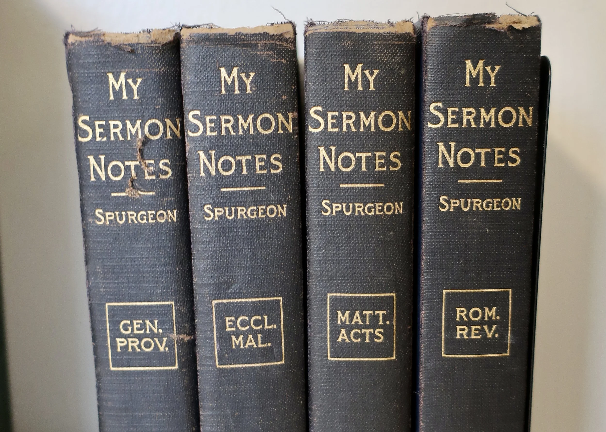 CH SPURGEON SERMON NOTES