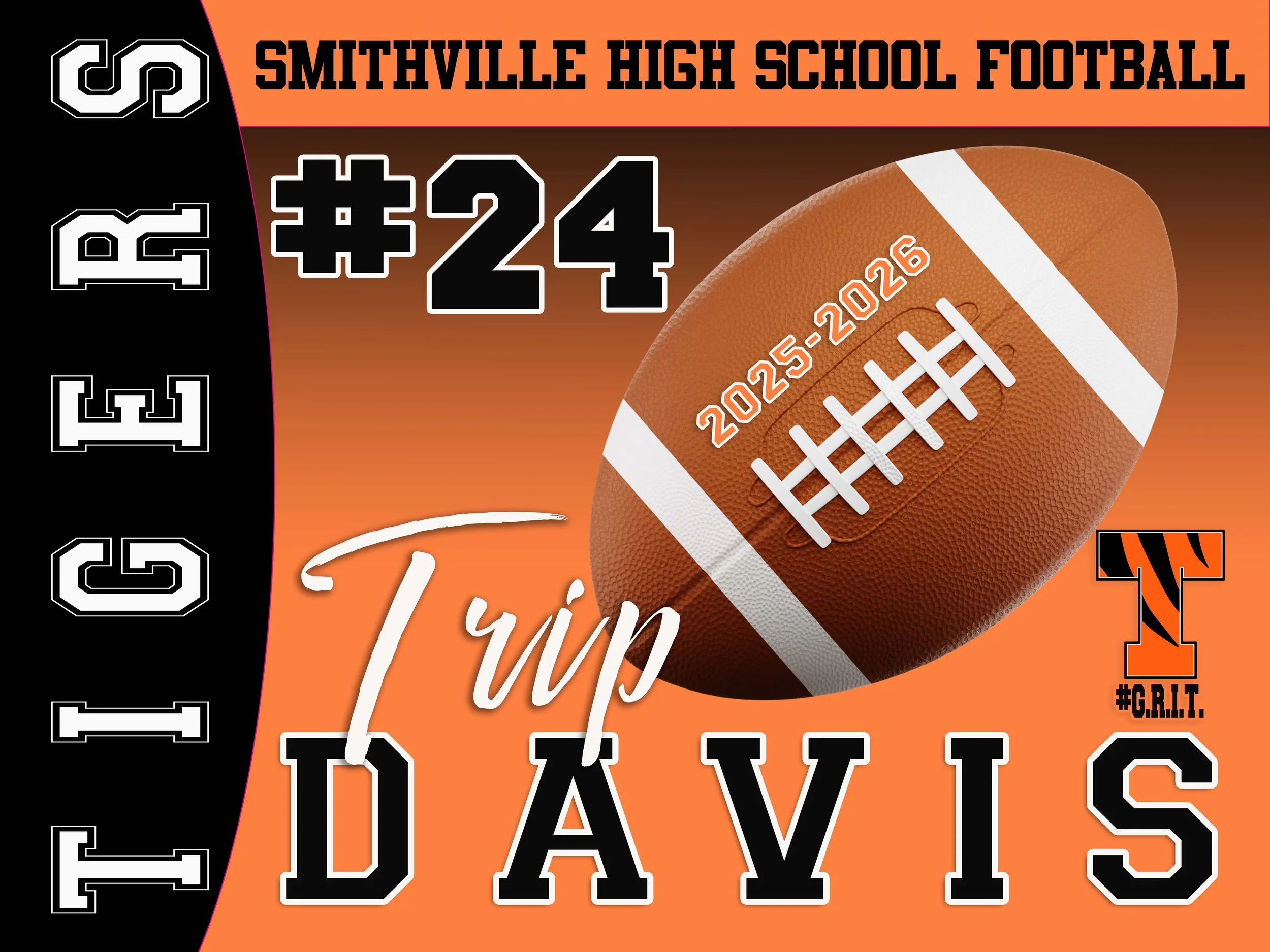 Smithville High School Yard Sign - Football