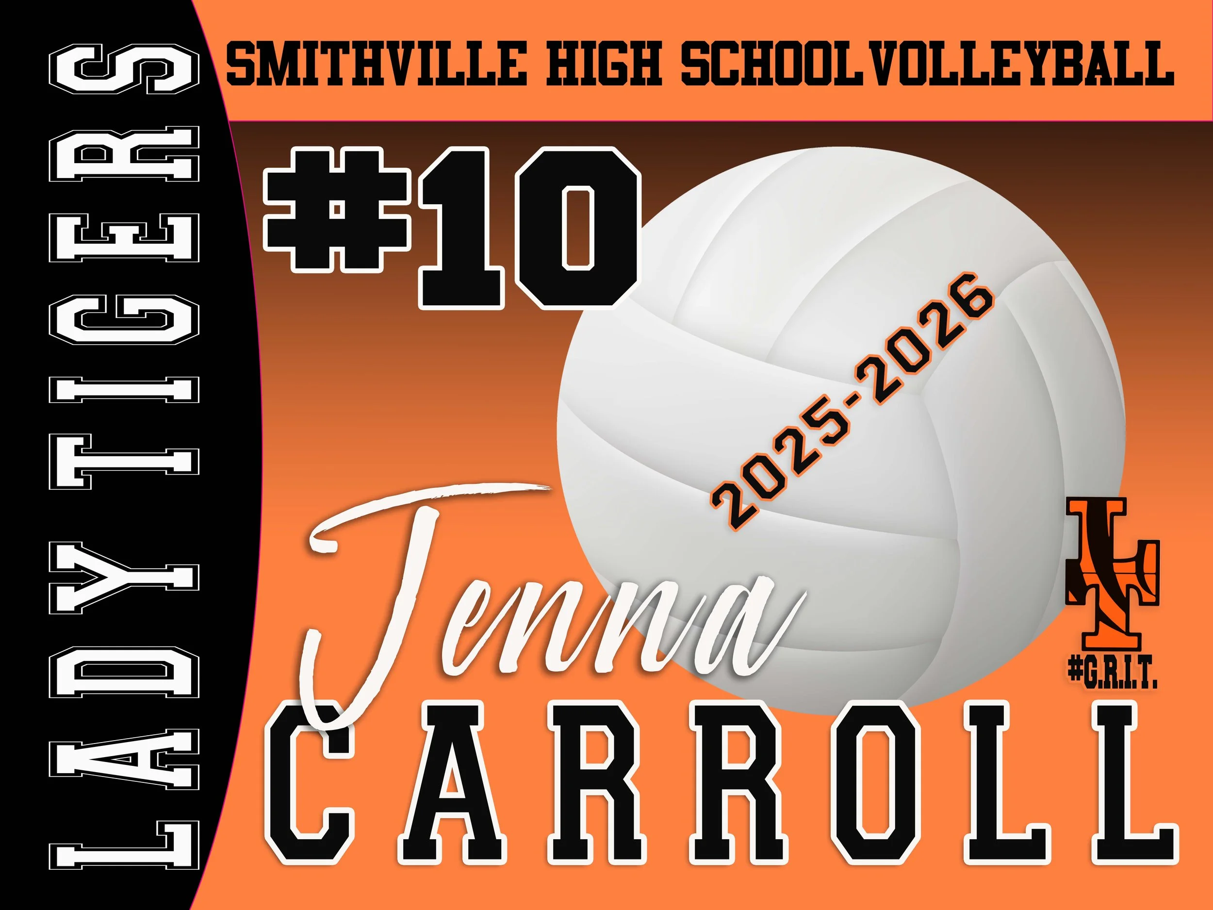 Smithville High School Yard Sign - Volleyball