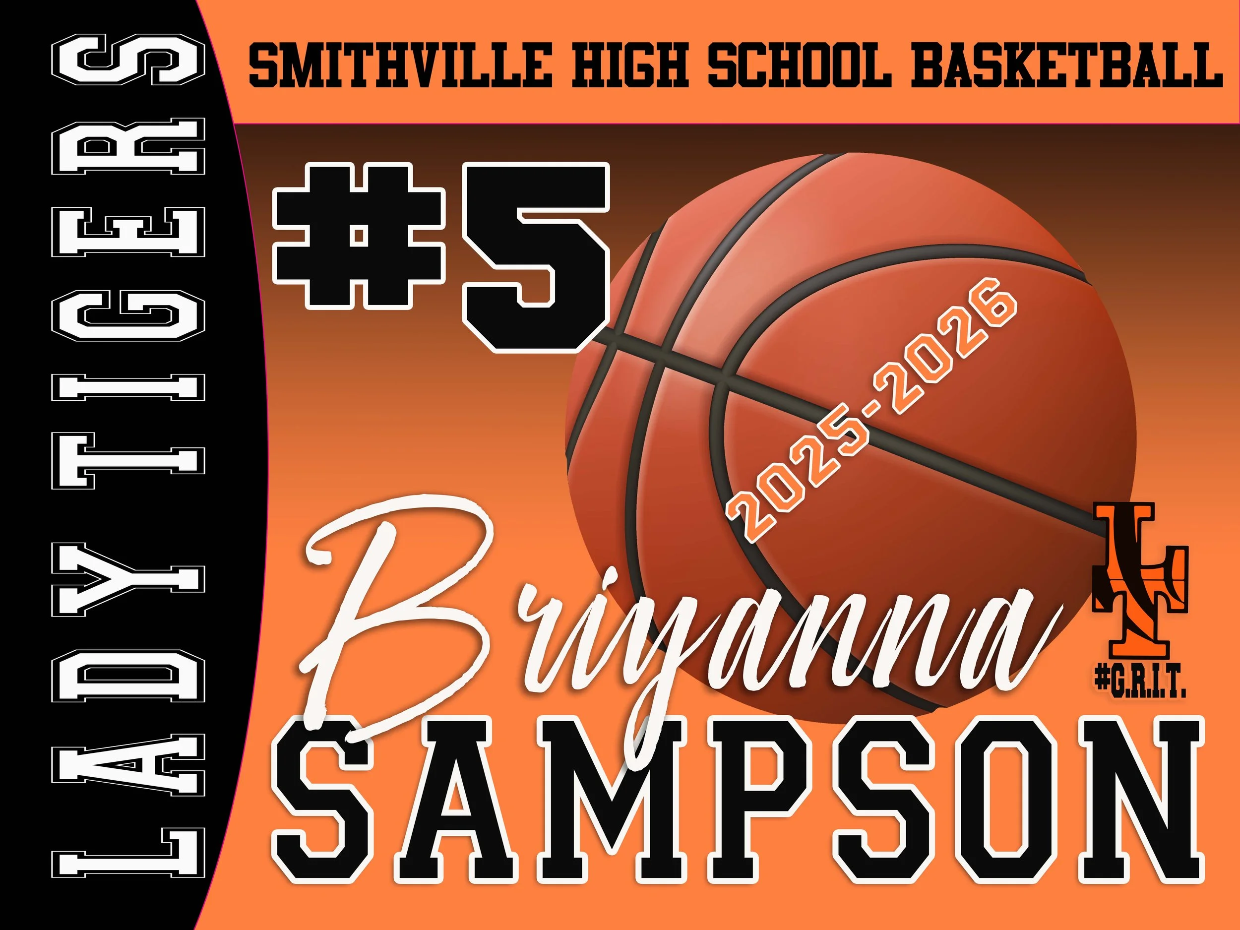 Smithville High School Yard Sign  - Girls Basketball