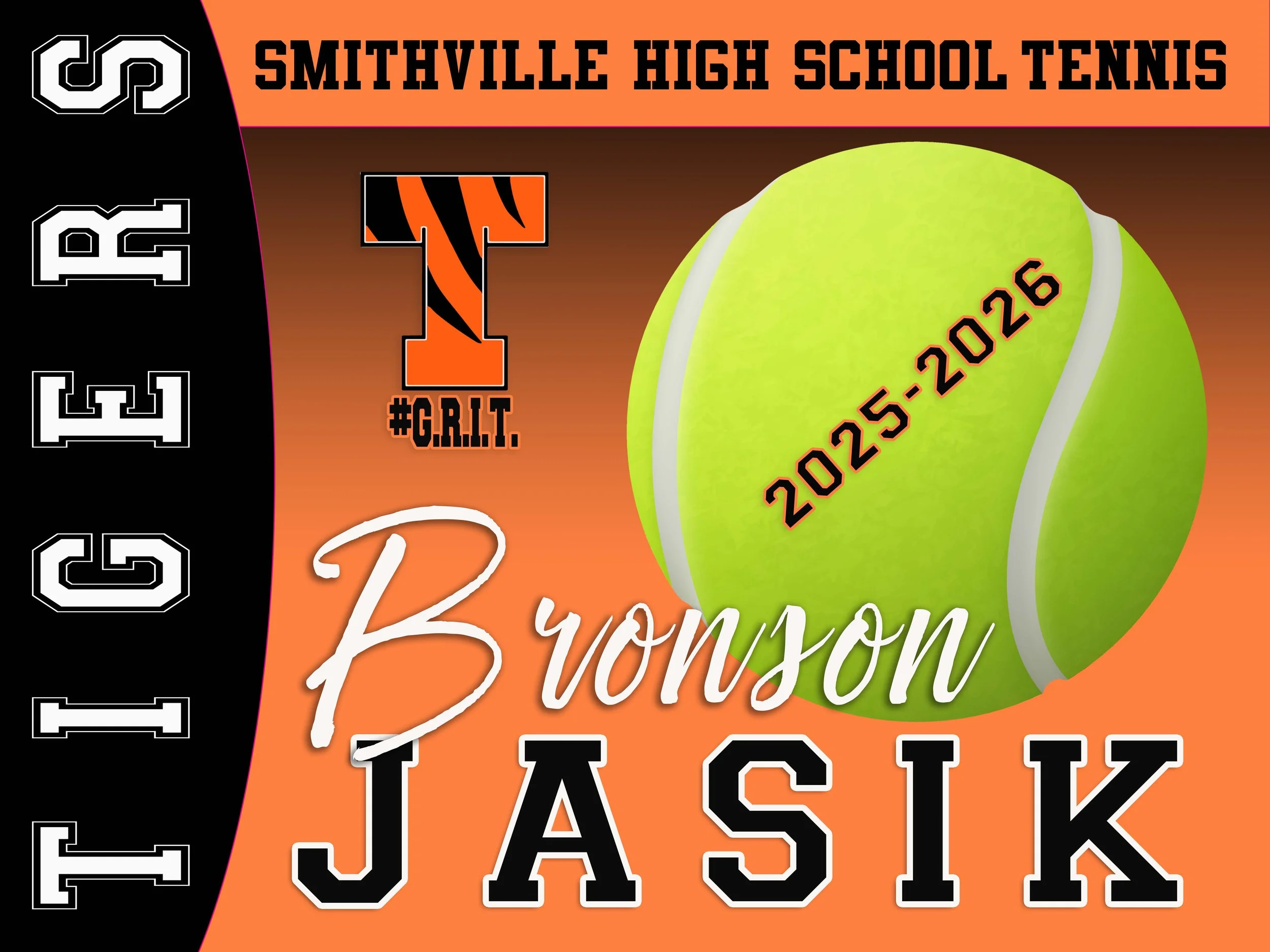 Smithville High School Yard Sign  - Boys Tennis