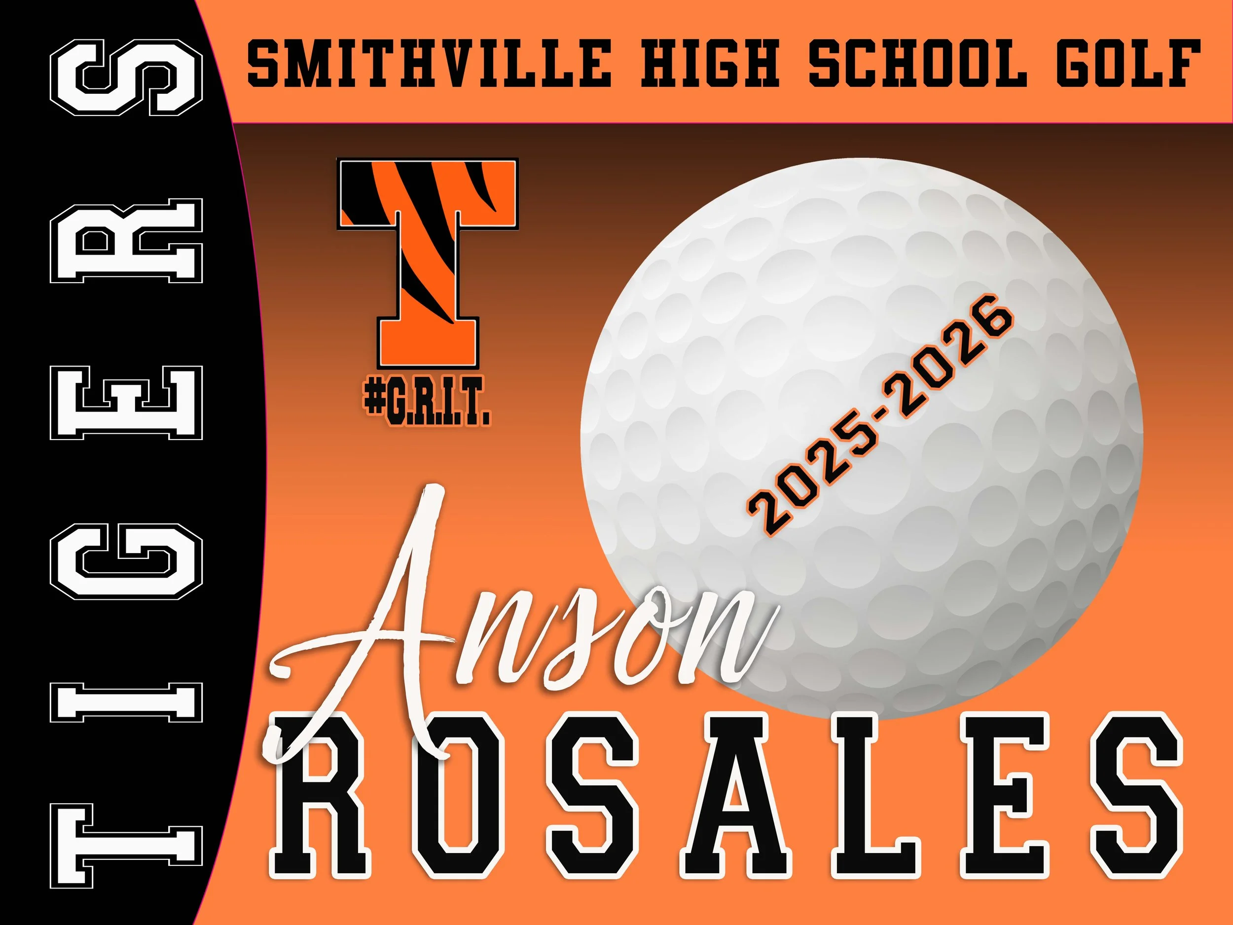 Smithville High School Yard Sign  - Boys Golf
