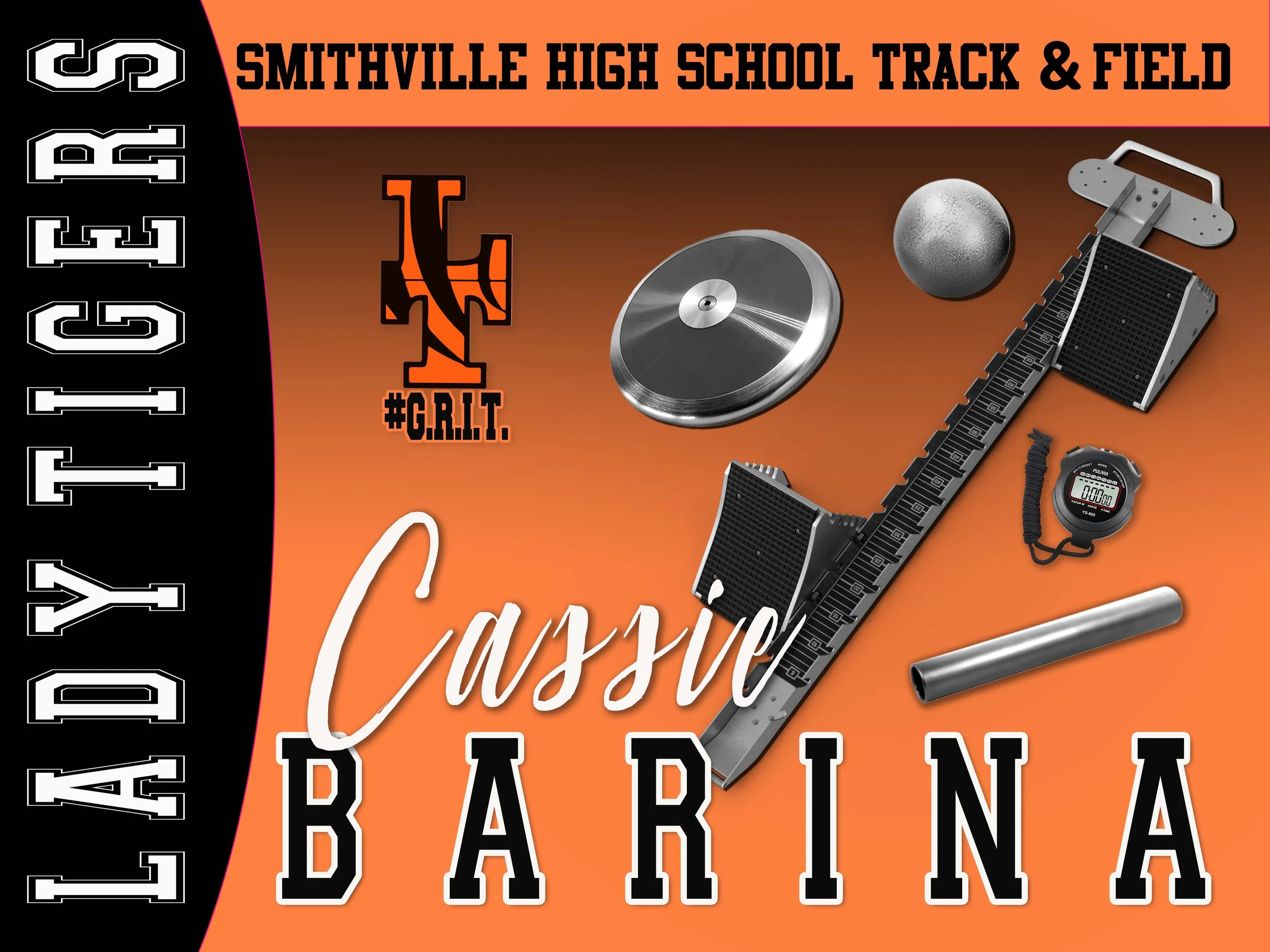 Smithville High School Yard Sign - Girls Track