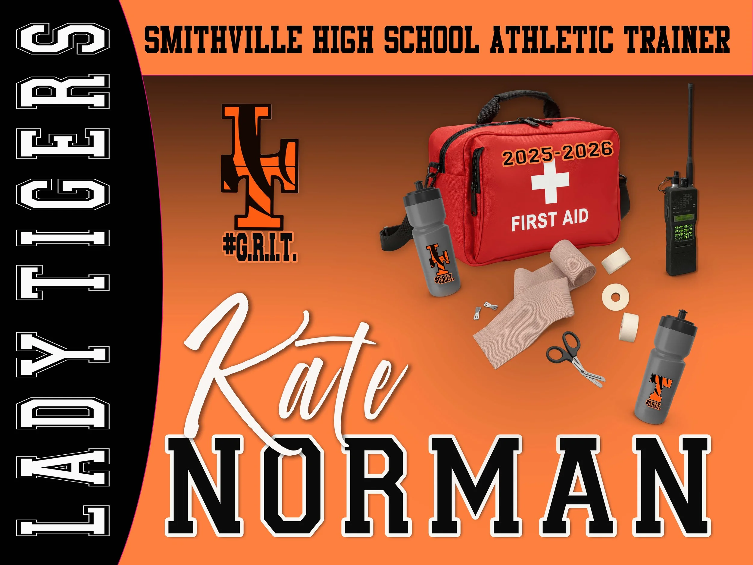 Smithville High School Yard Sign - Lady Tiger Athletic Trainer