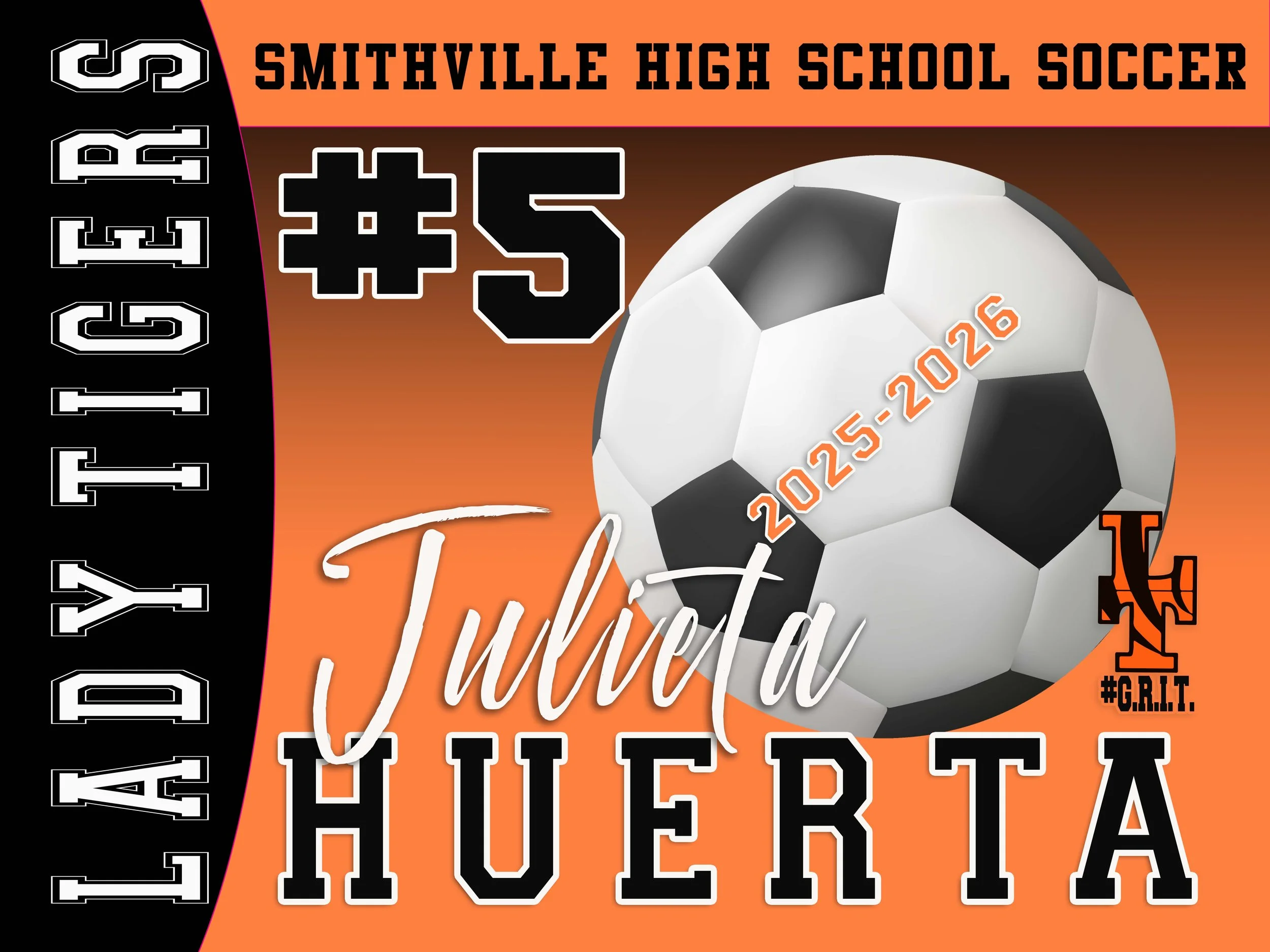 Smithville High School Yard Sign - Girls Soccer