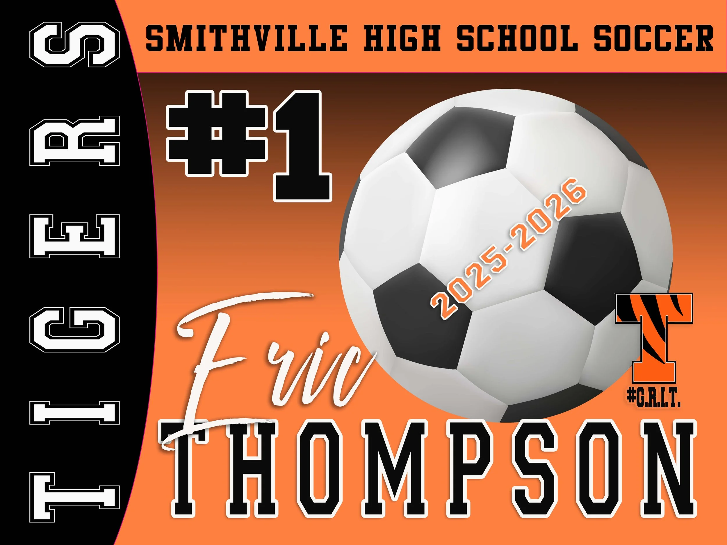 Smithville High School Yard Sign - Boys Soccer