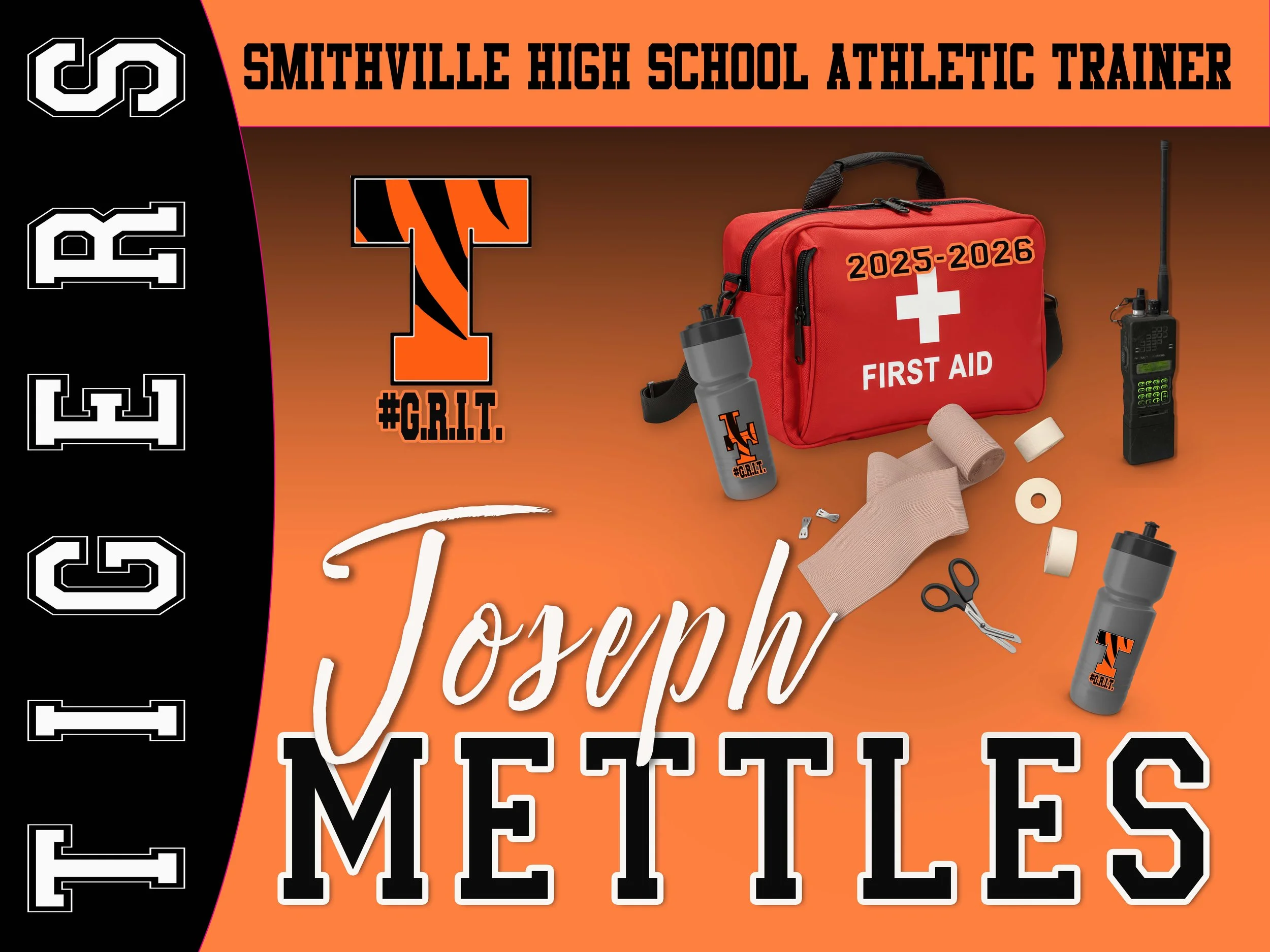 Smithville High School Yard Sign - Tiger Athletic Trainer