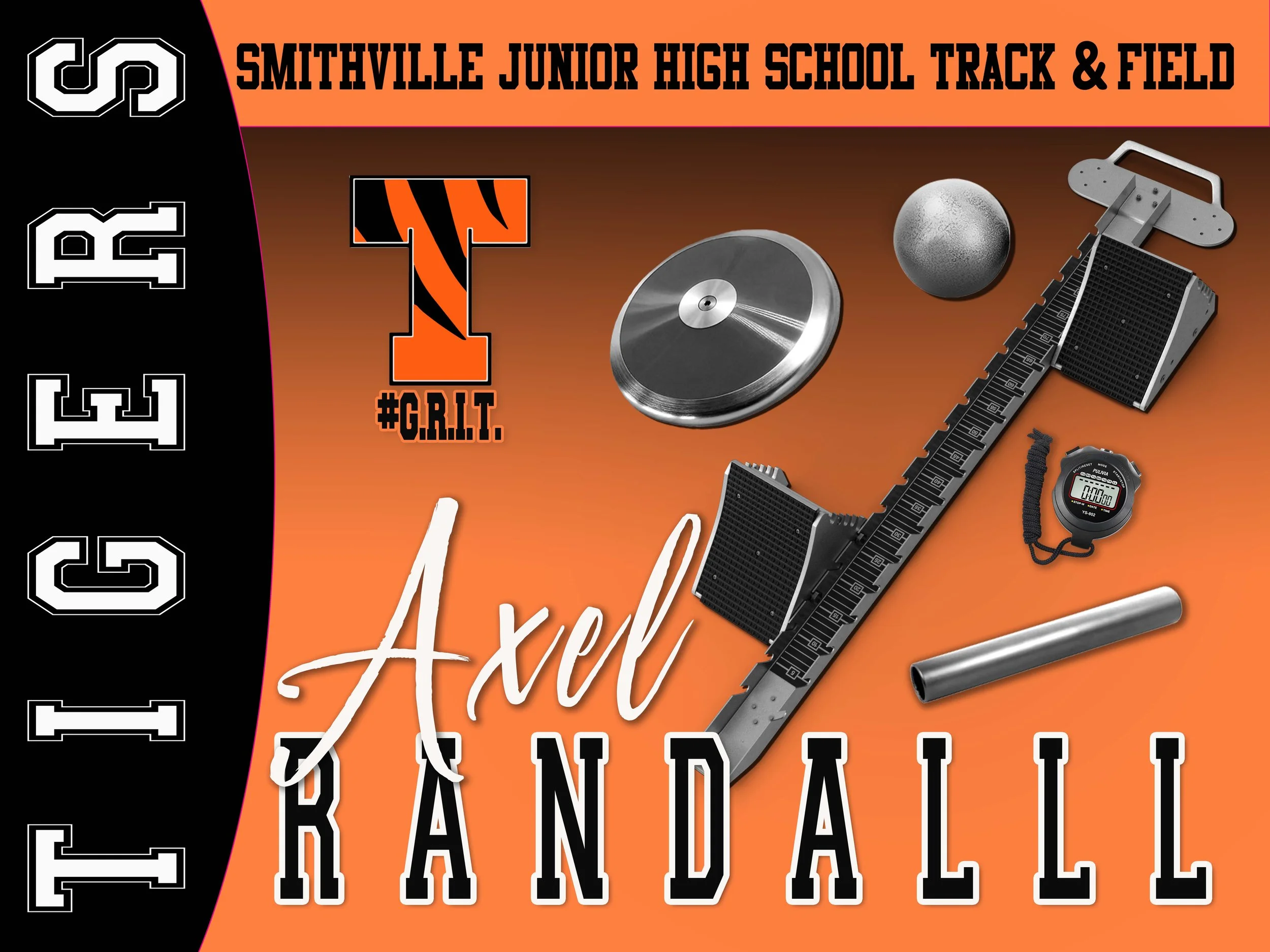 Smithville JUNIOR High School Yard Sign - Boys Track
