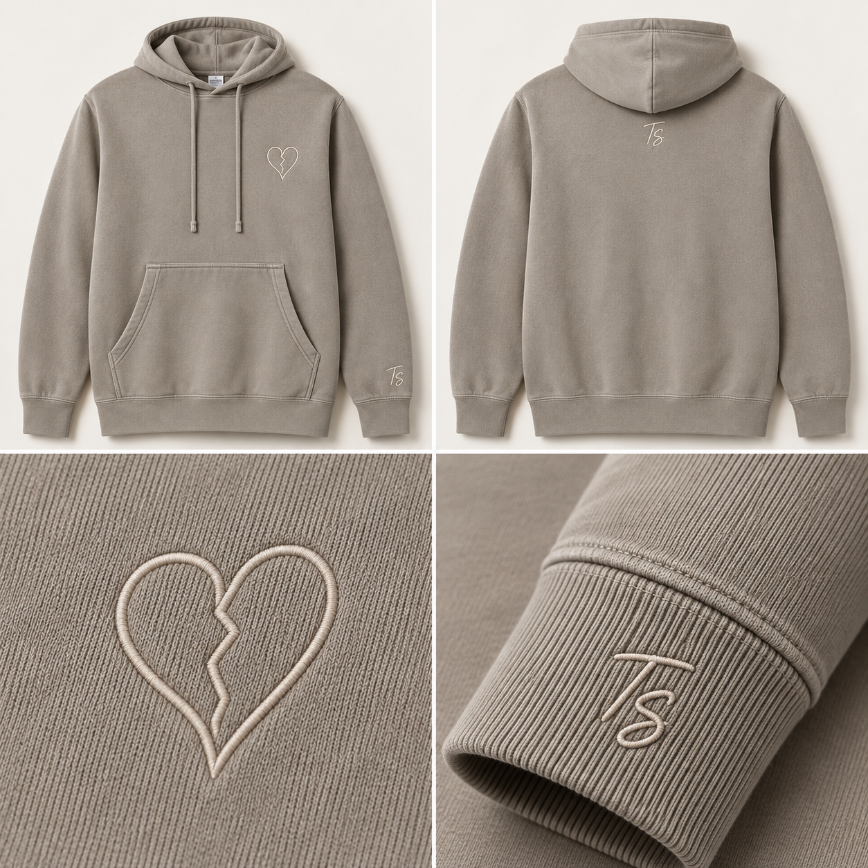 Between Here and There | Neutral Plush Hoodie