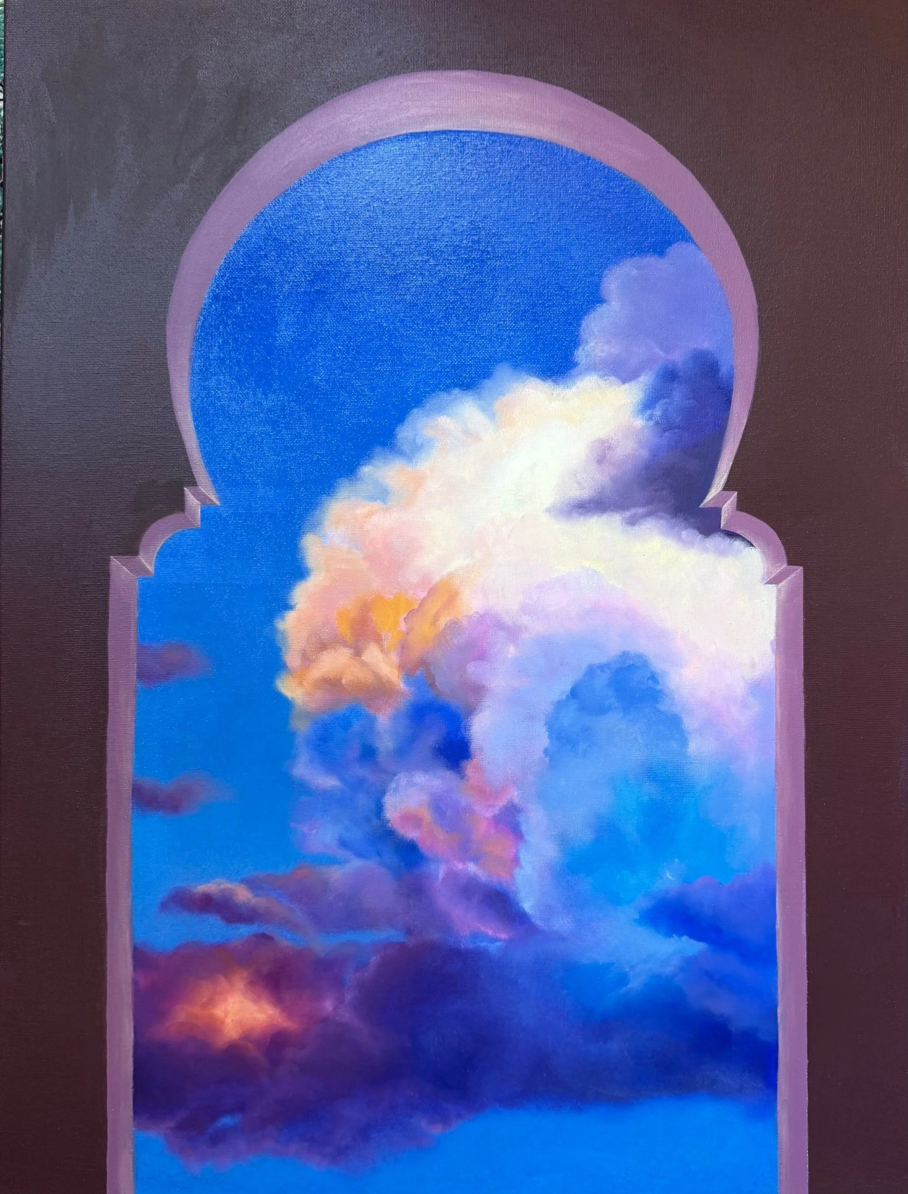 Before the Storm, 2026. Oil on canvas, 18 × 24 in.