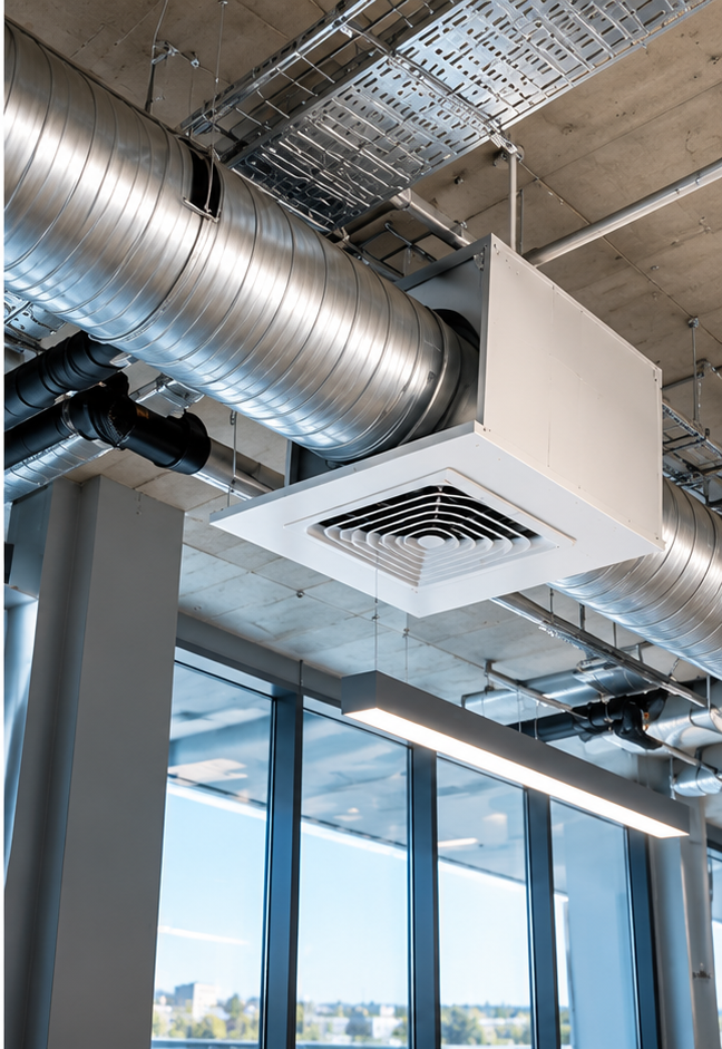 Ventilation intérieur pour professionnels avec gaines pour l'entreprise TAT