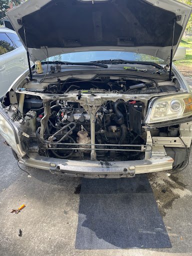 Automotive bodywork and repair project at Treblot Mobile Services