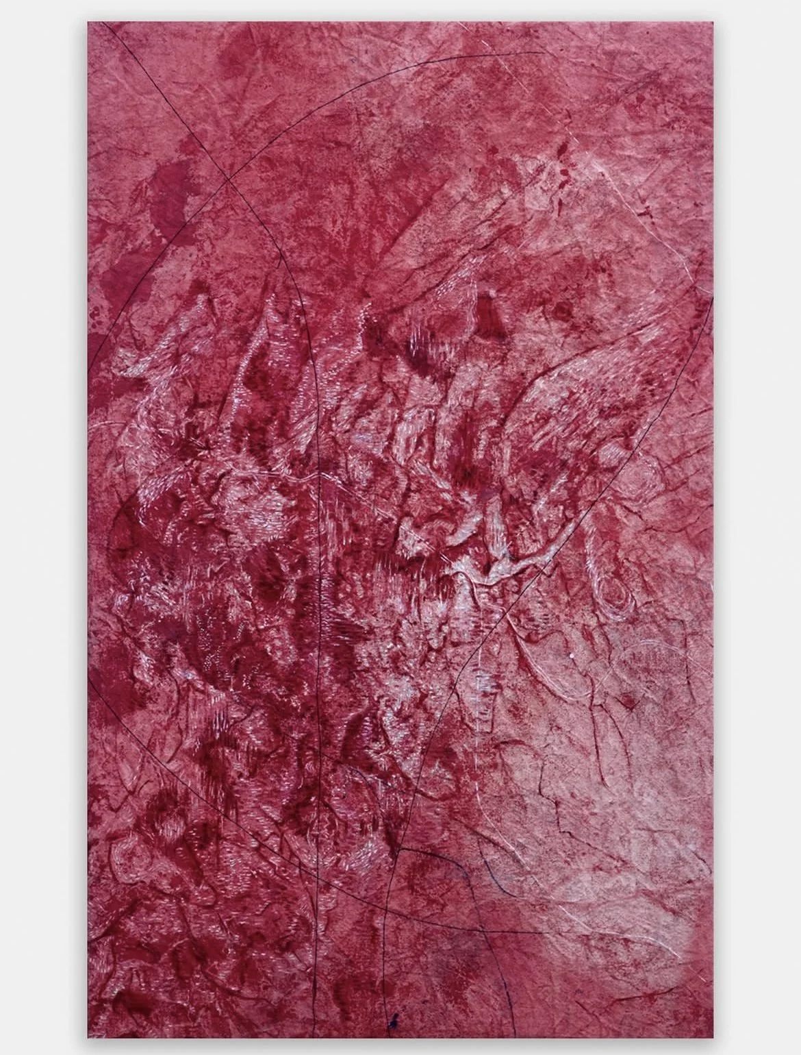 'Traces of Cailleach' oil on canvas, 95 x 120cm