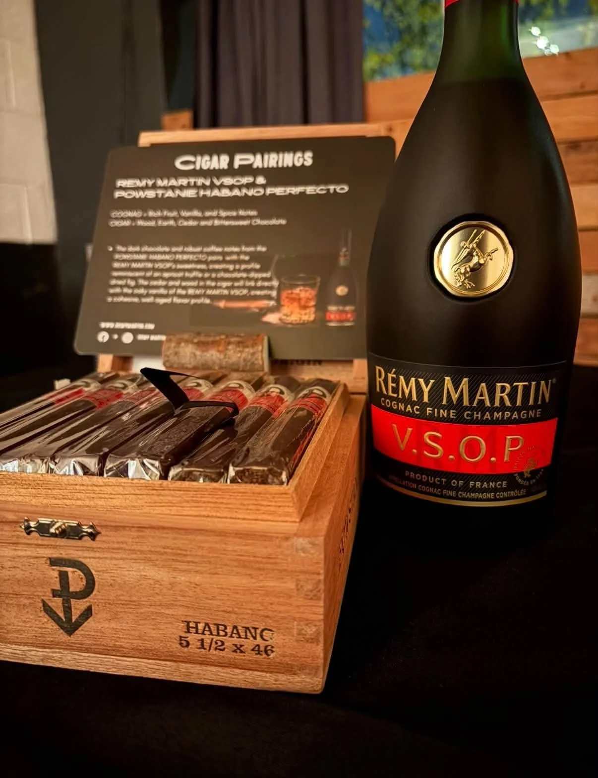 Rémy Martin VSOP cigar pairing