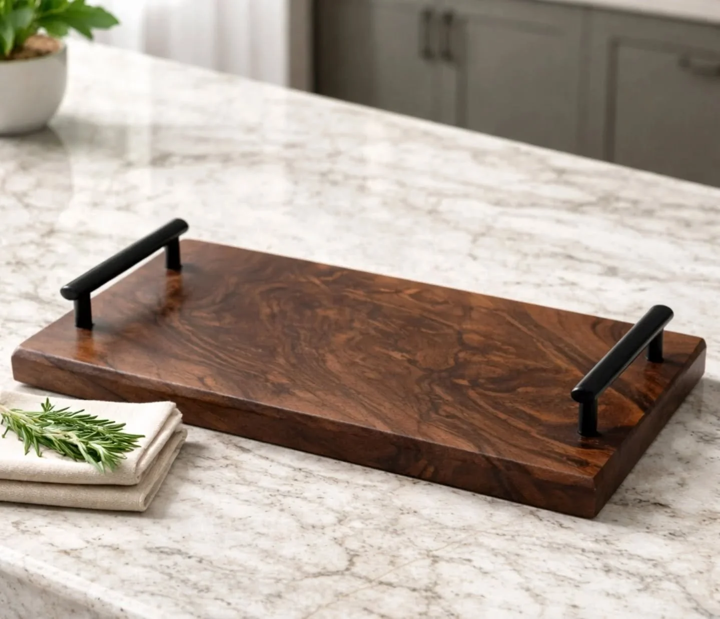 Black Walnut Serving Tray