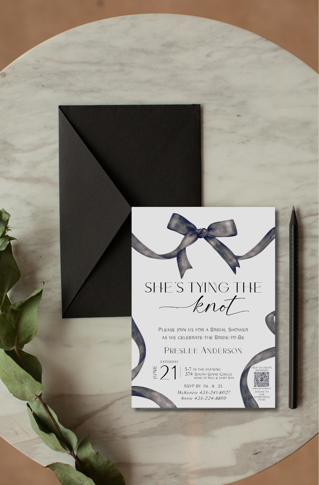 Bespoke Invitation (non wedding suite)