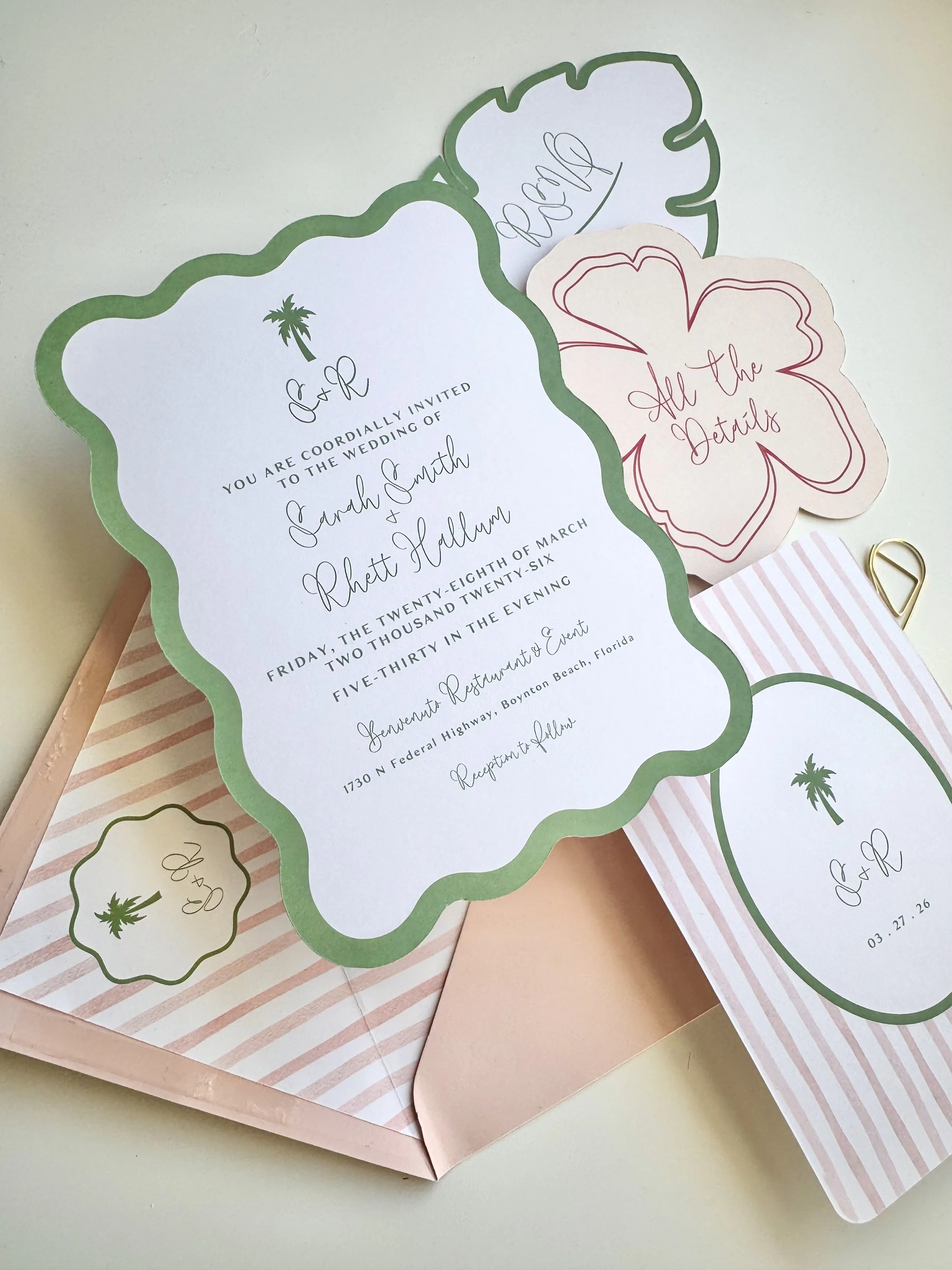 Bespoke Wedding Invitation