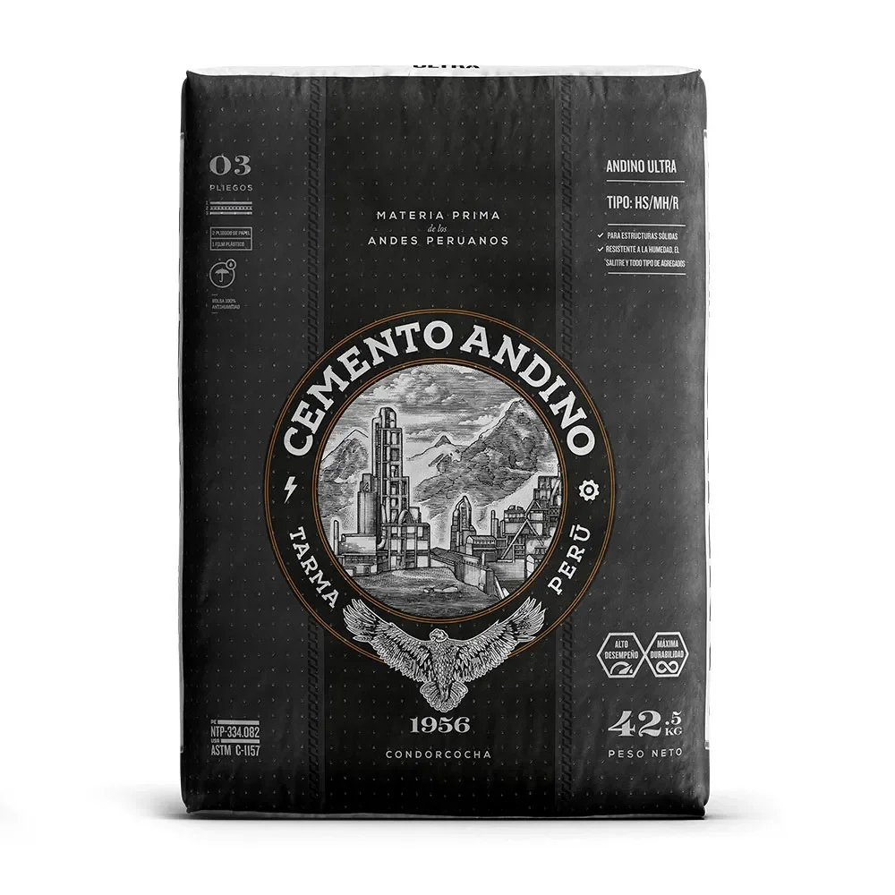 Cemento Portland tipo HS 42.5kg Andino Ultra