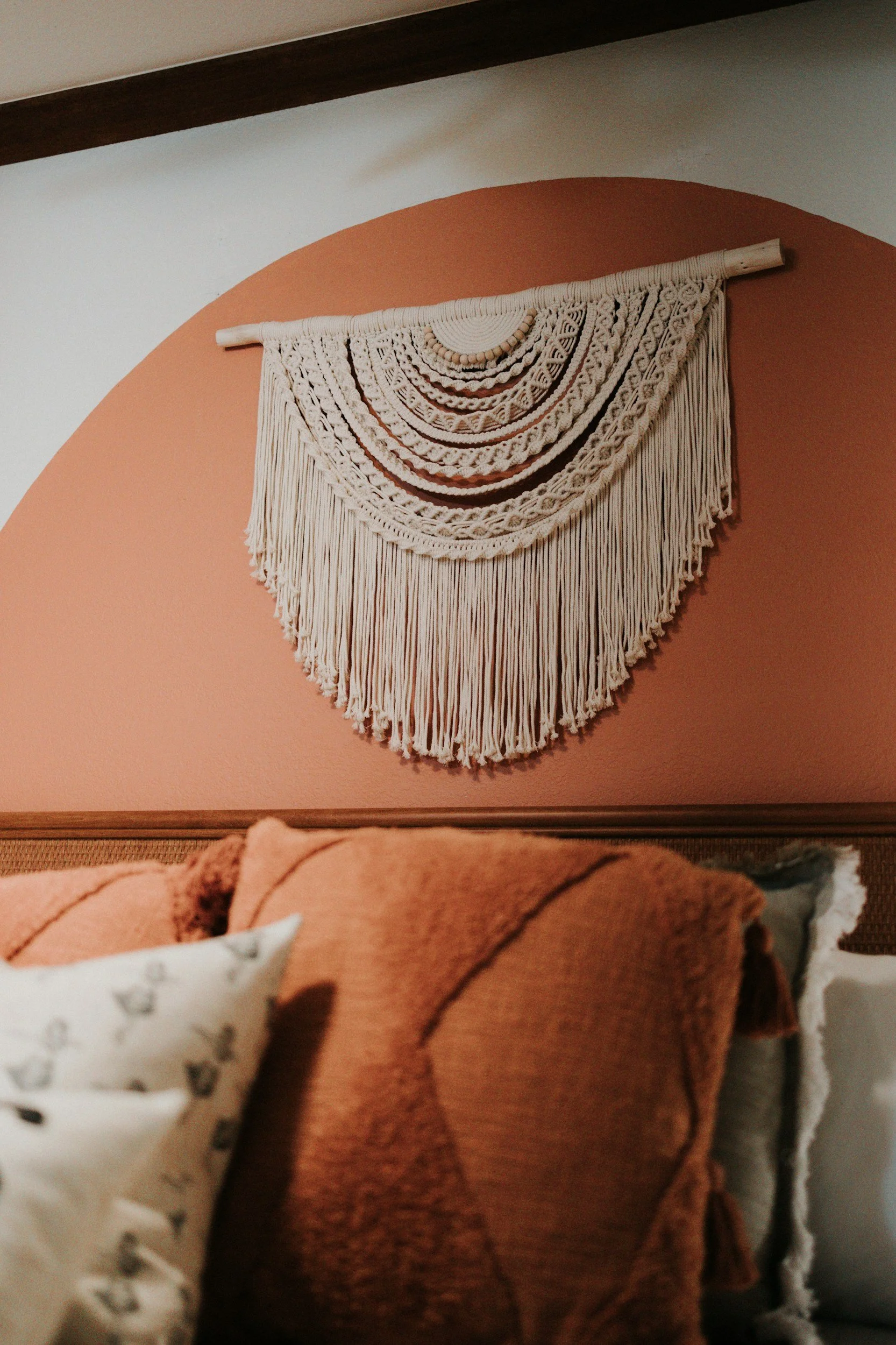 A Simple Macramé Wall Hanging