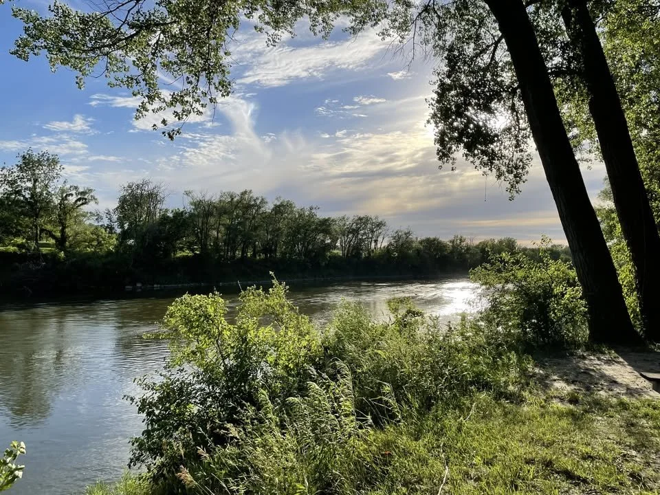View of the Elkhorn River from the Elkhorn Shores Campground