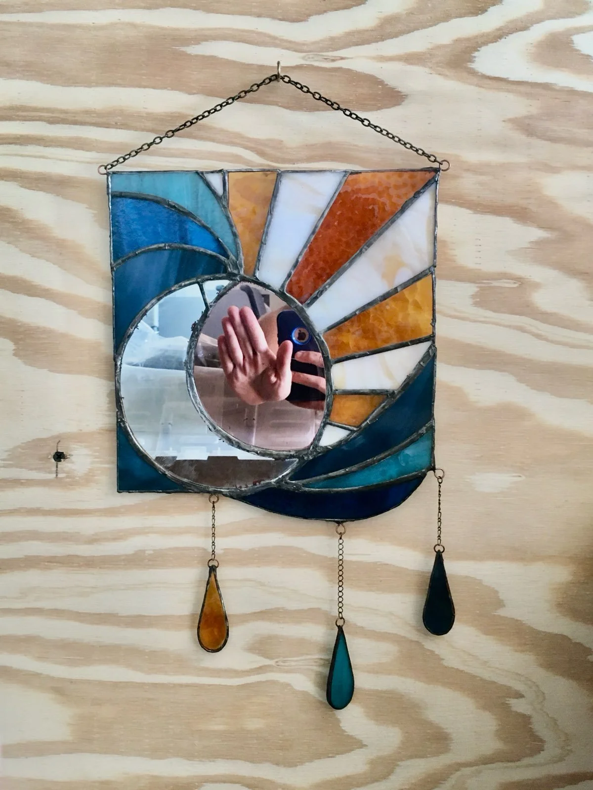 Fire + Water Mirror