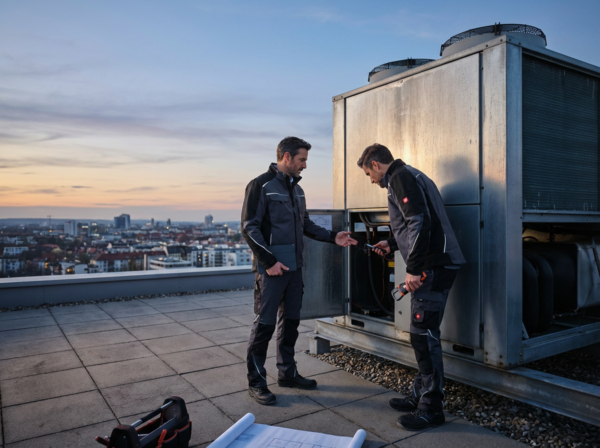 Rooftop HVAC Inspection