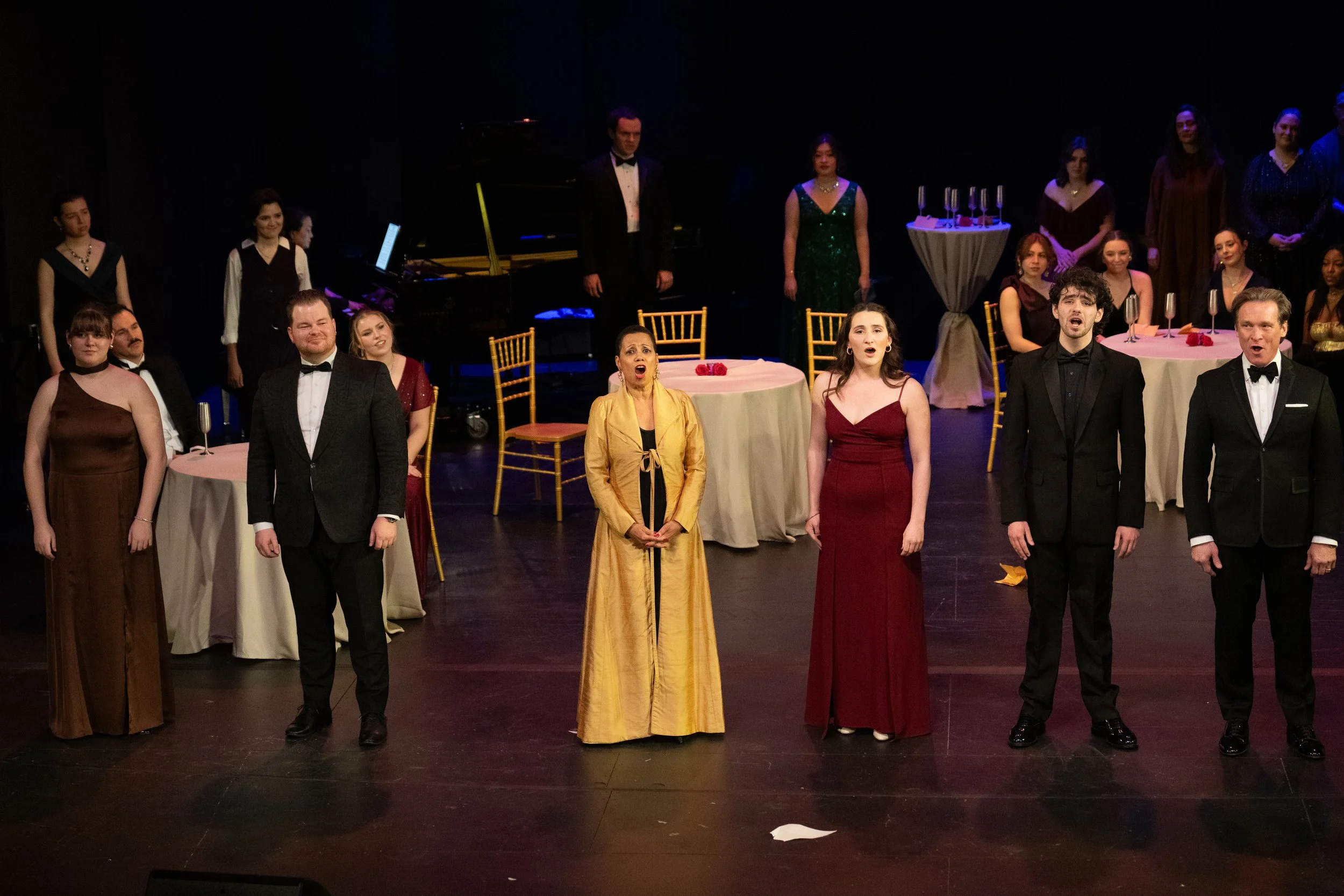 From Left to Right
Dallas Saxer, Oliver Callahan, Harolyn Blackwell, Victoria O'Shea, Michael Stebbins, Scott Murphree