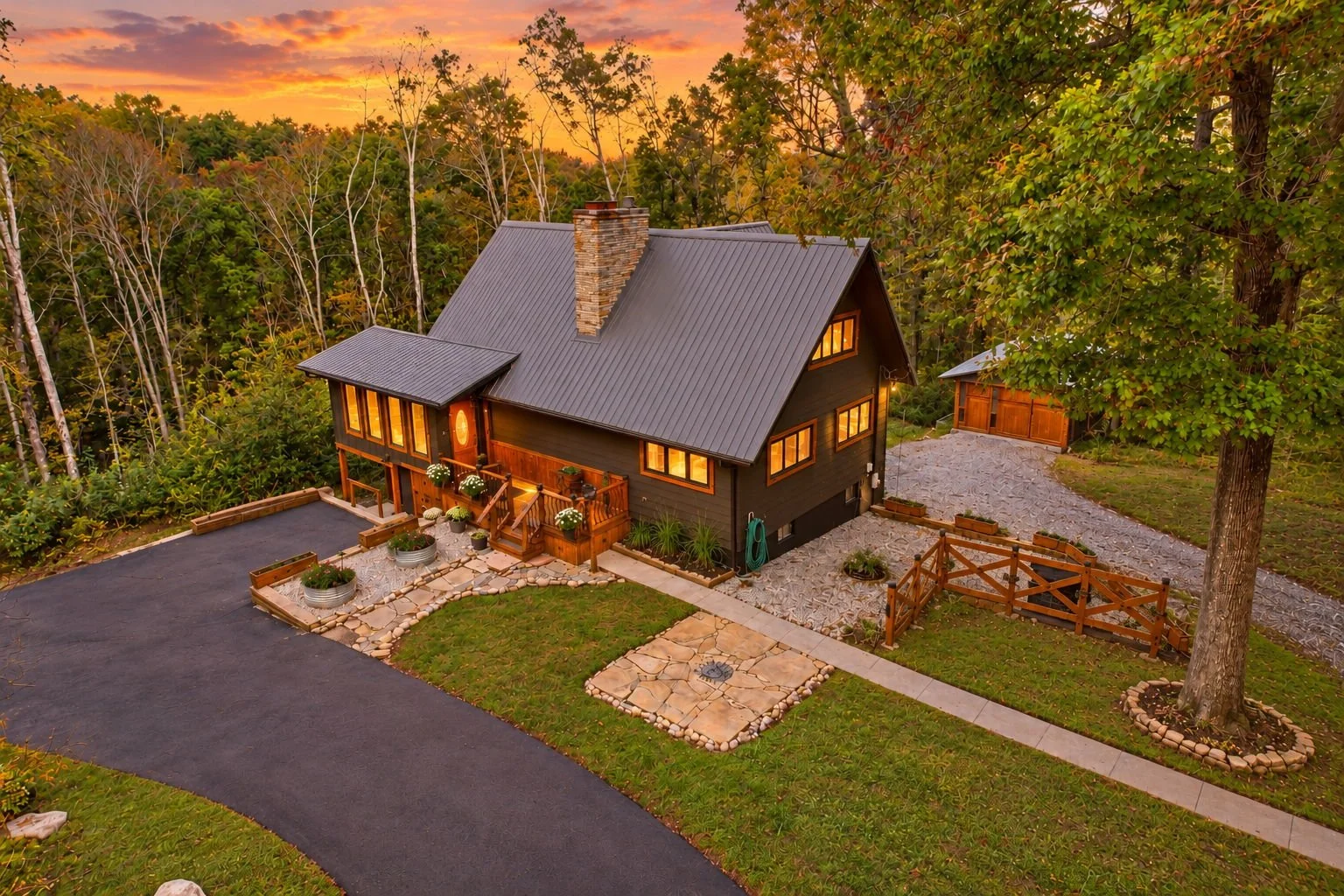 A Private Retreat on Five Acres