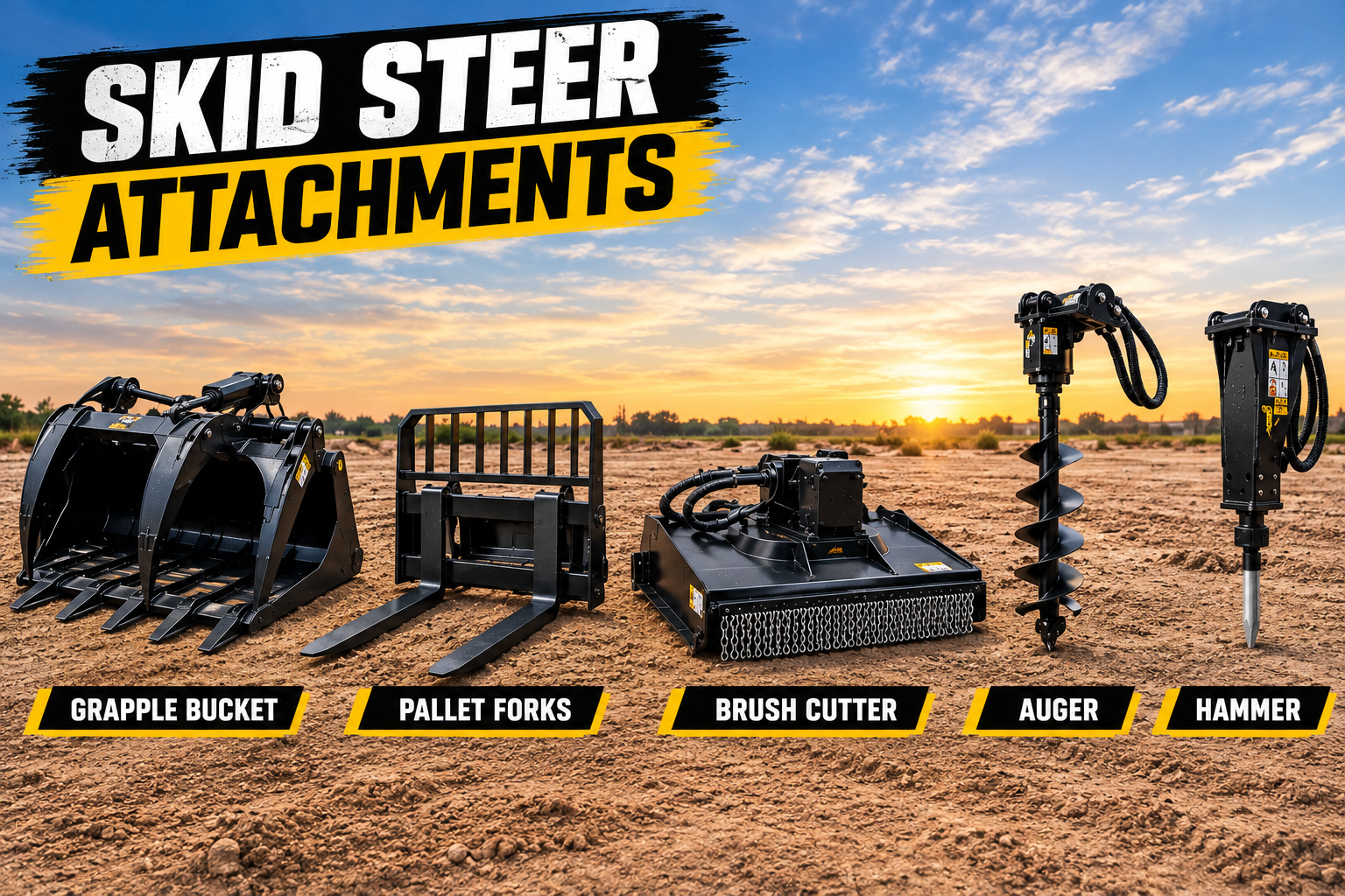 SKID STEER ATTACHMENTS