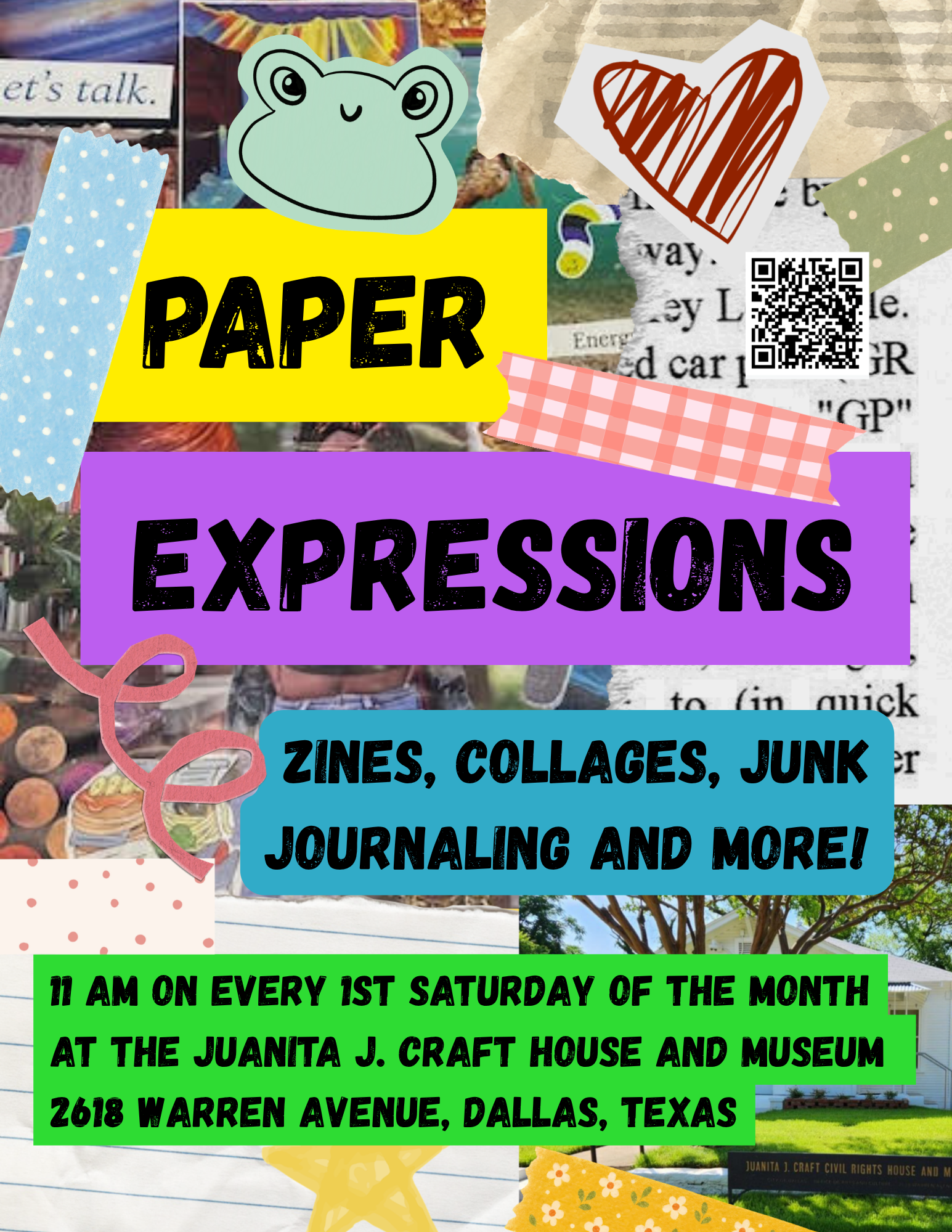 Paper Expressions: Collages, zines, junk journaling and more!