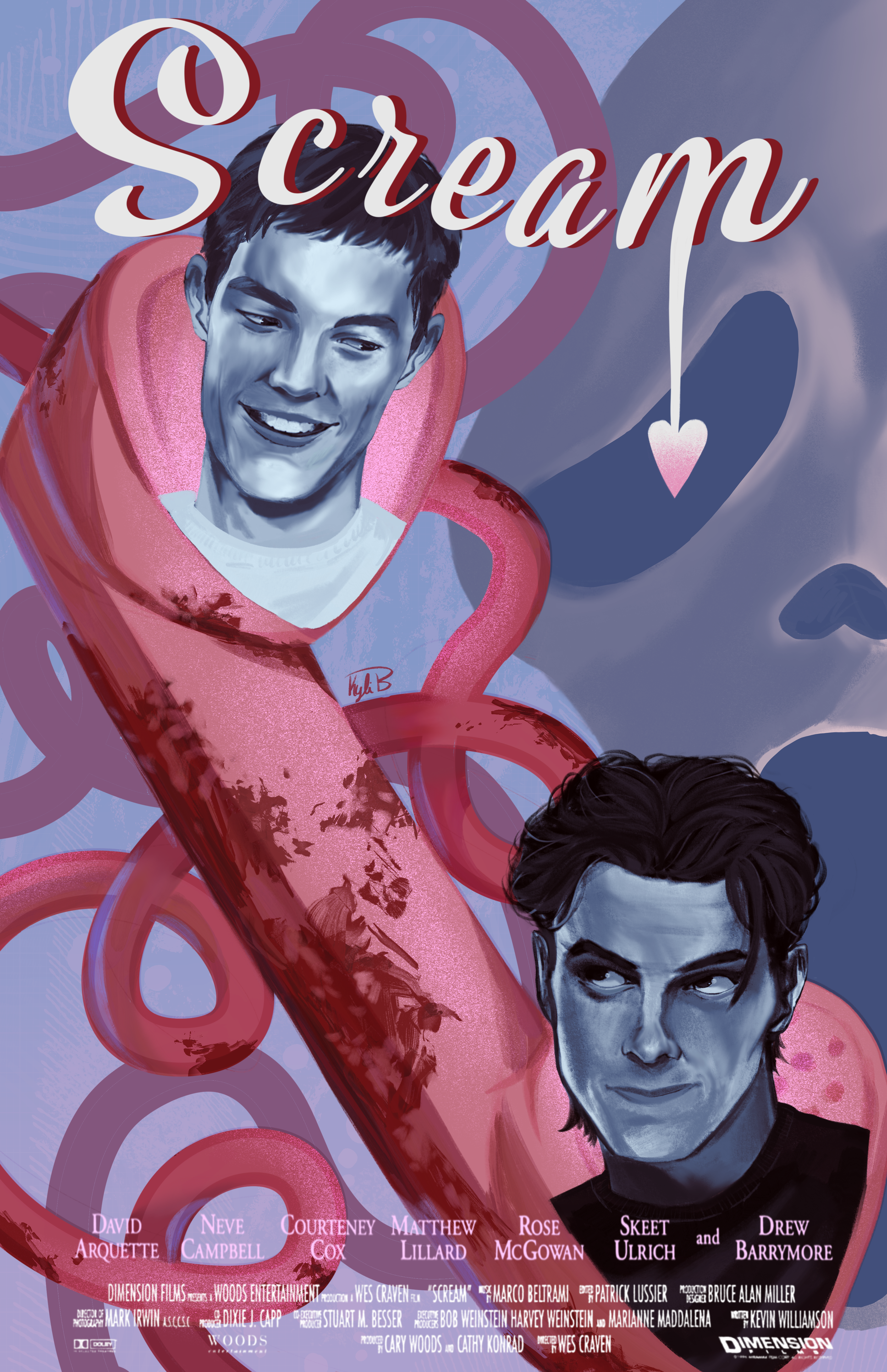 "Scream Romance" Movie Poster, 2026