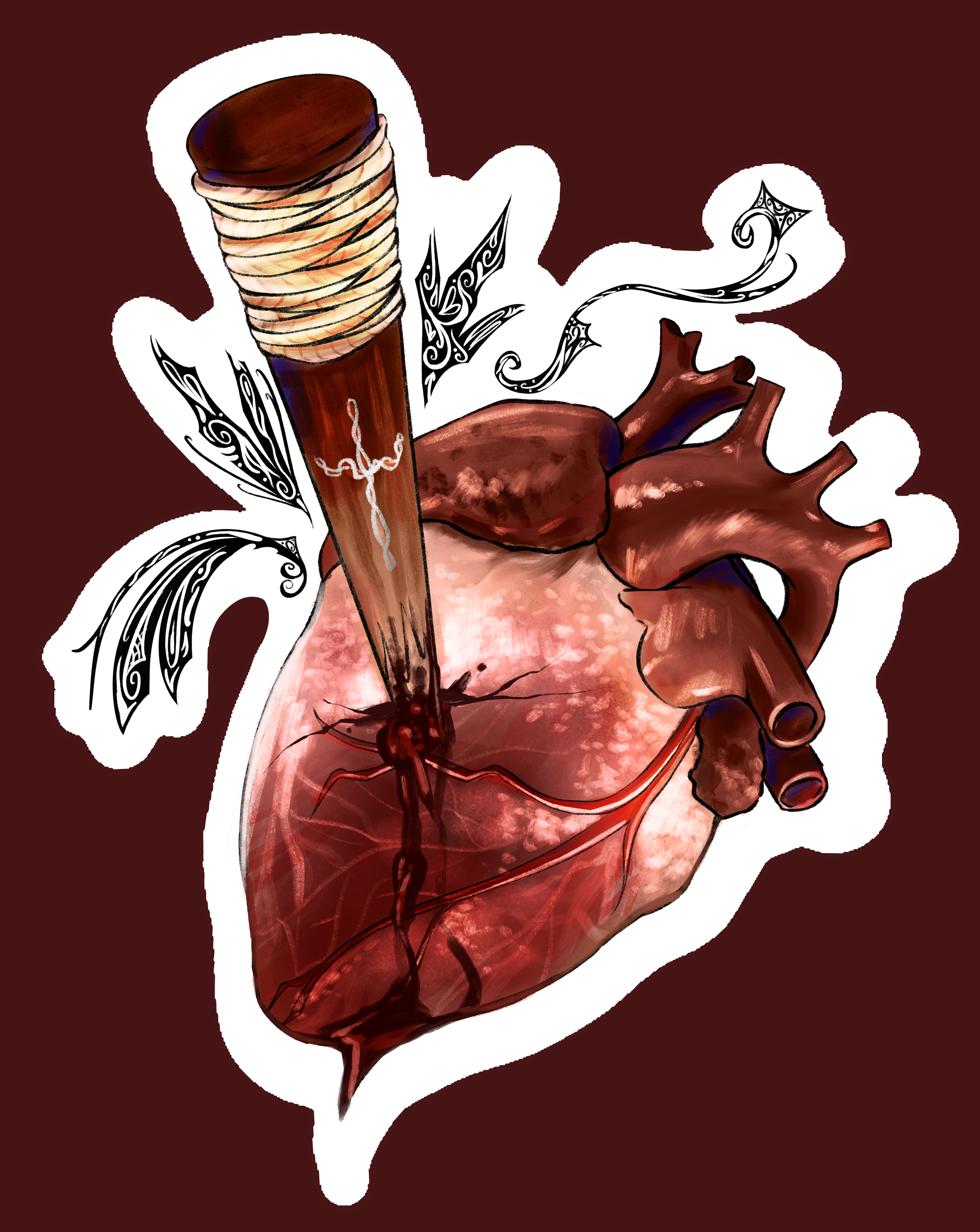 “Vampiric Romance” Sticker, 2026