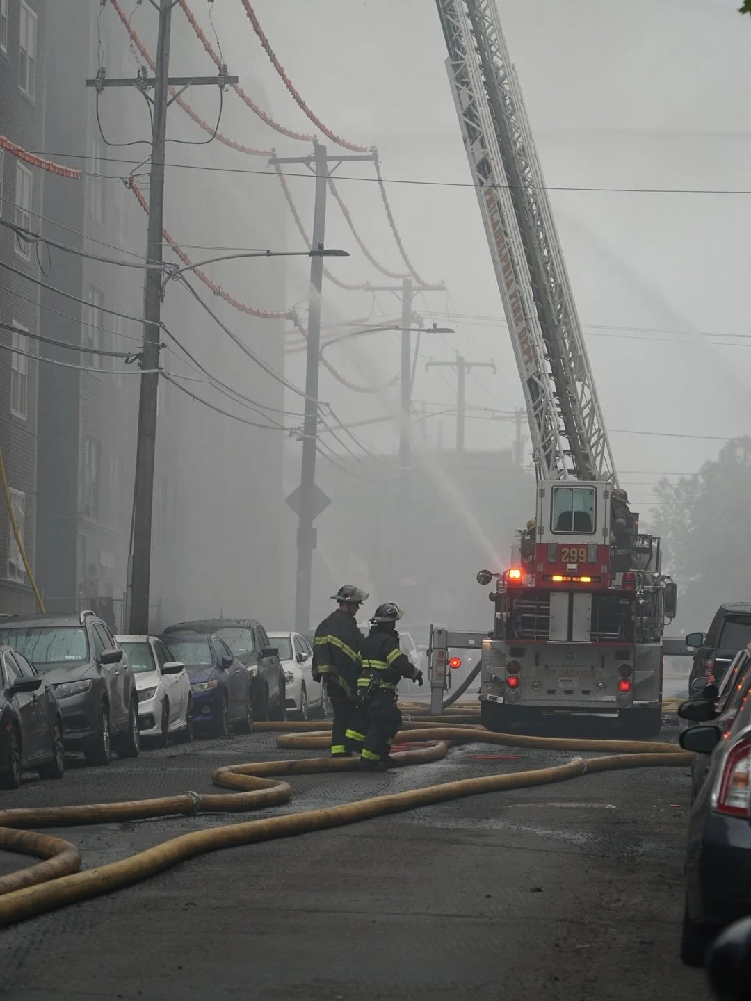 Taken June 9th, 2025 at an apartment fire.