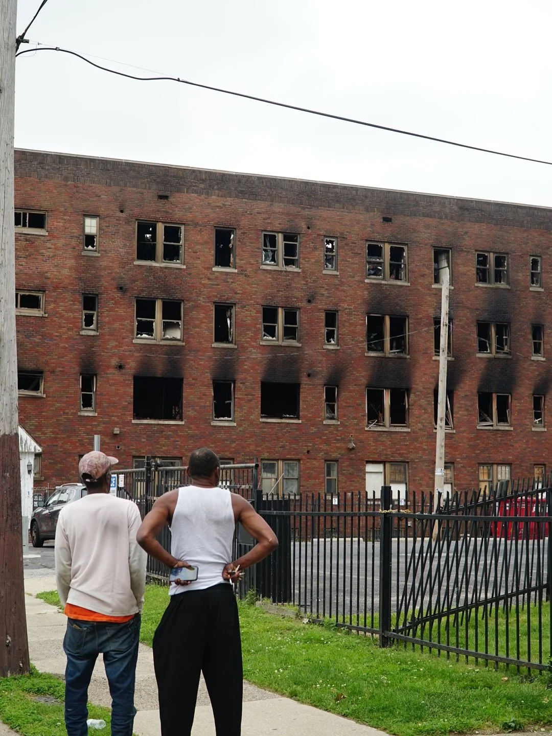 Taken June 9th, 2025 at an apartment fire.