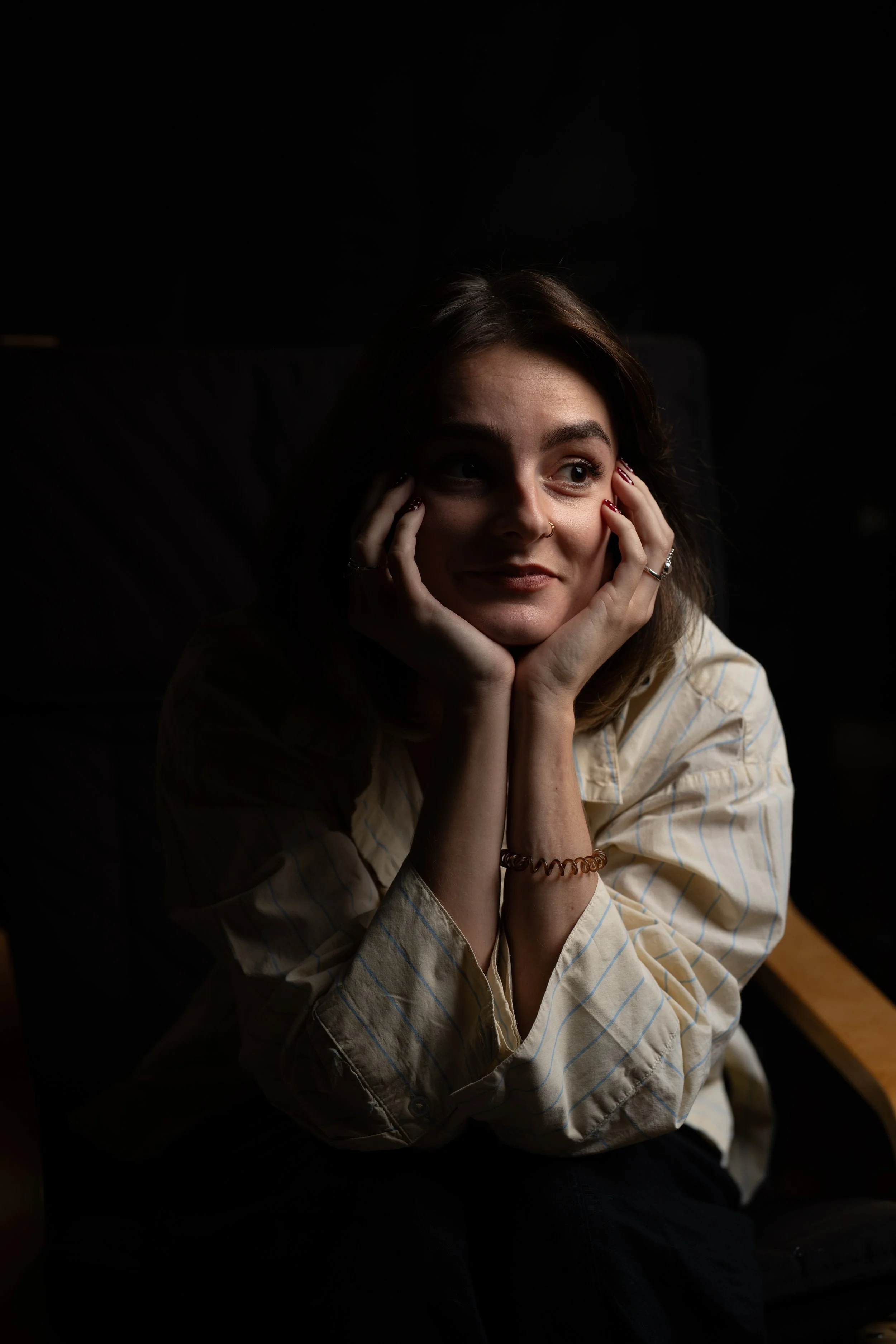 Portrait of young woman