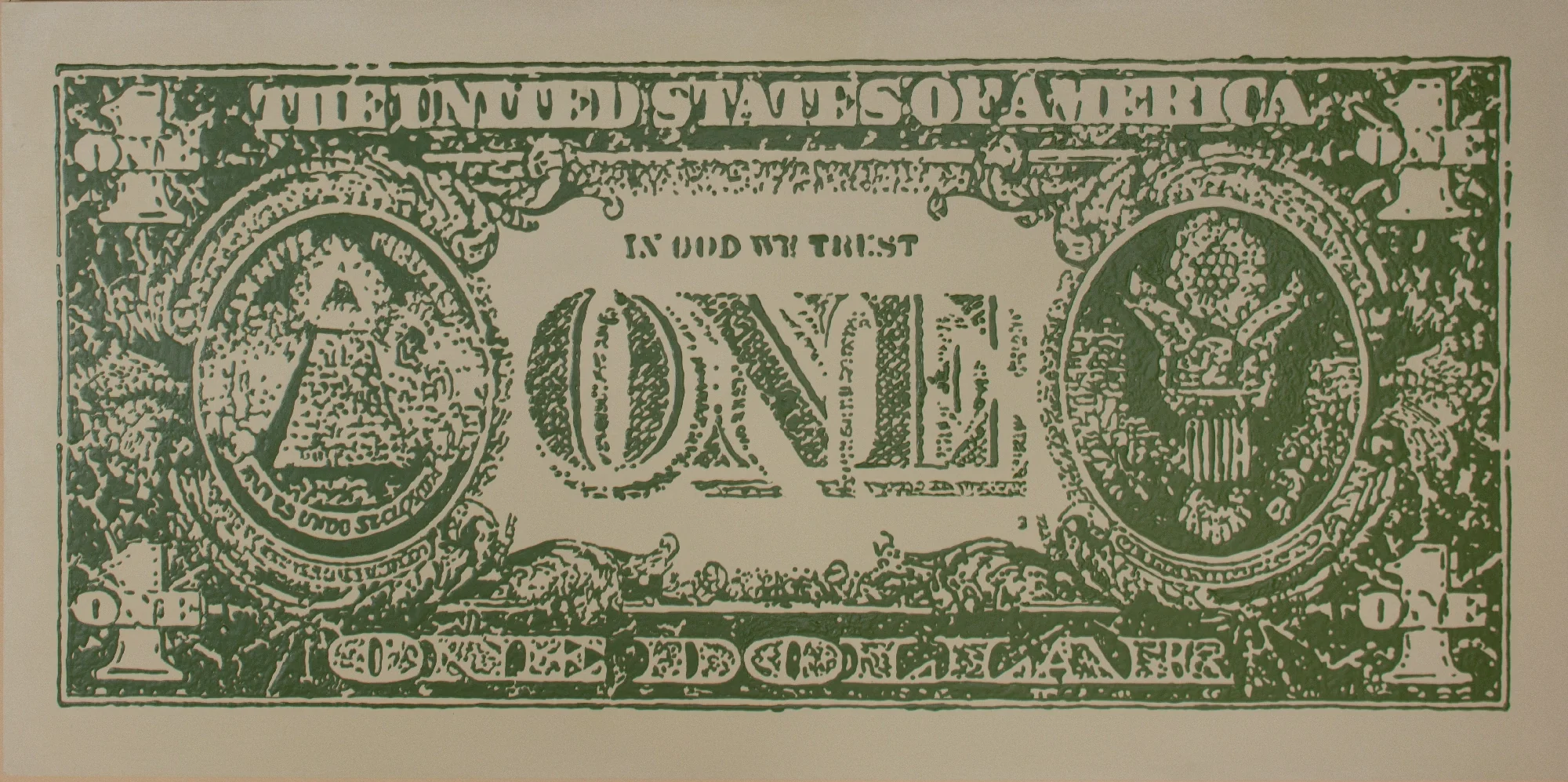 Squeezed Dollar
2026 · Acrylic on wood · 24 × 48 in
