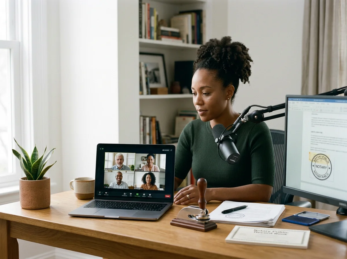 Virtual Notary & Remote Ink-Signed Notarization Services