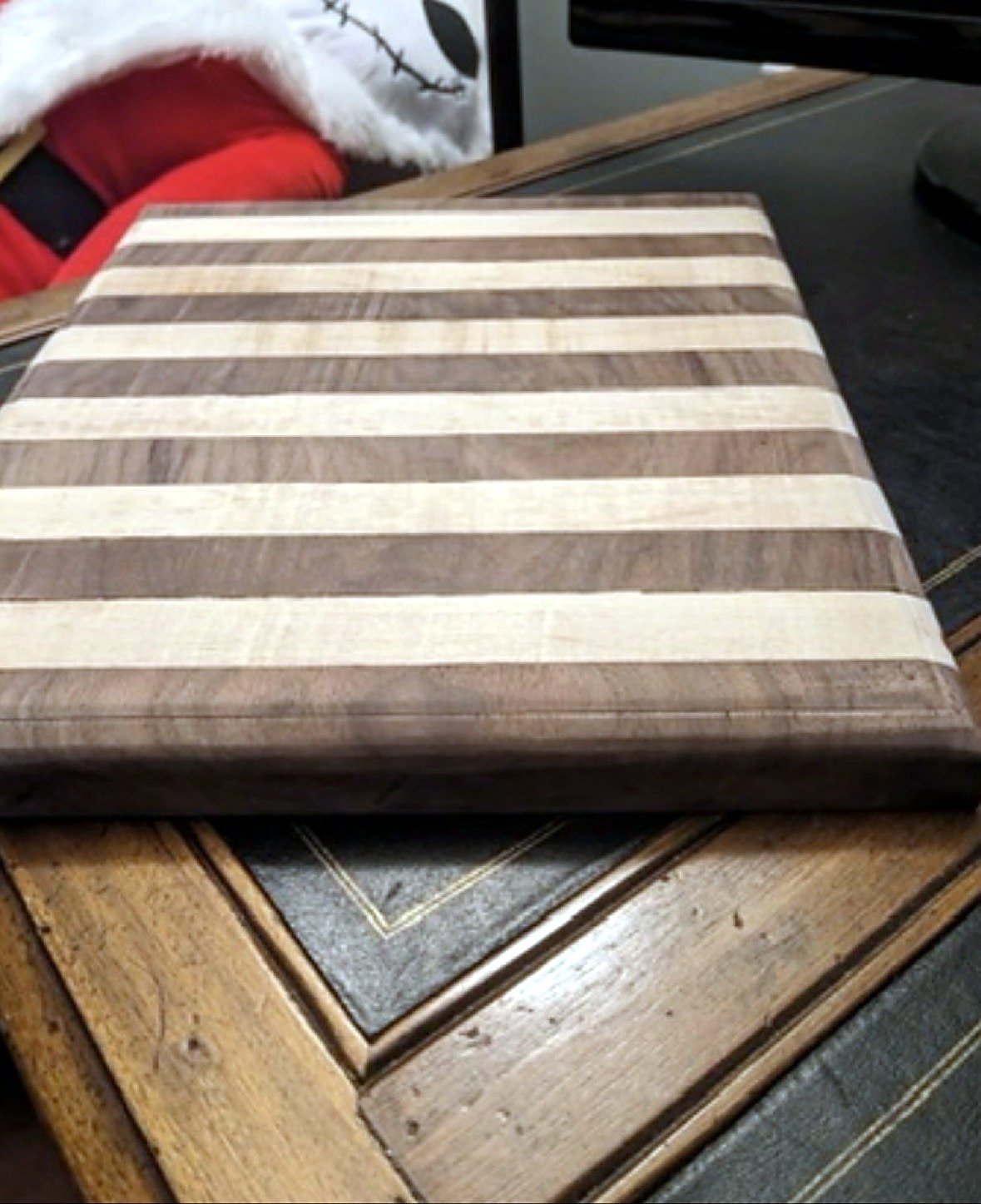 Striped cutting board