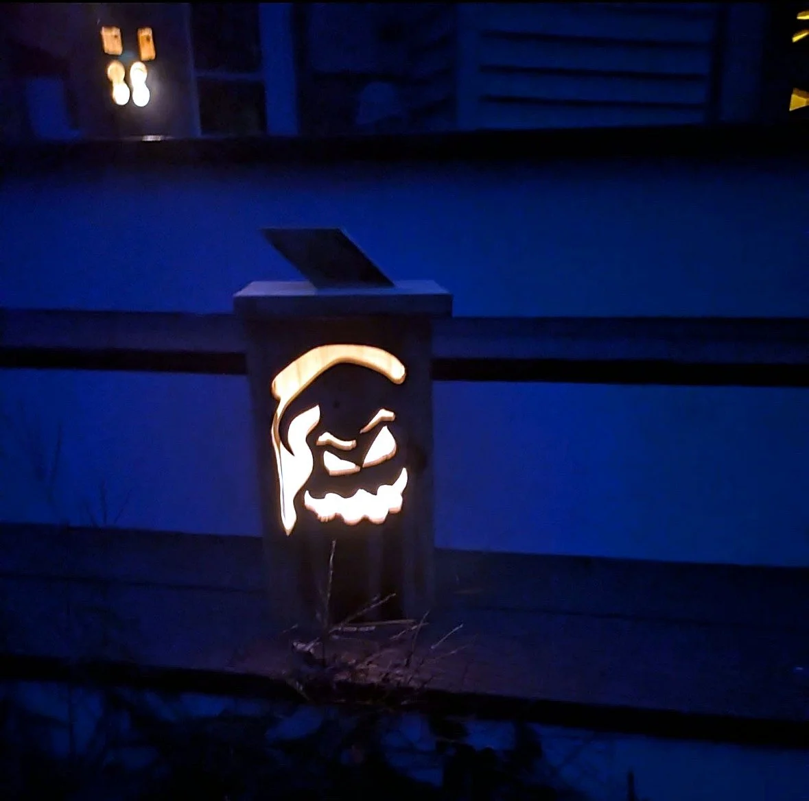 Pumpkin luminary
