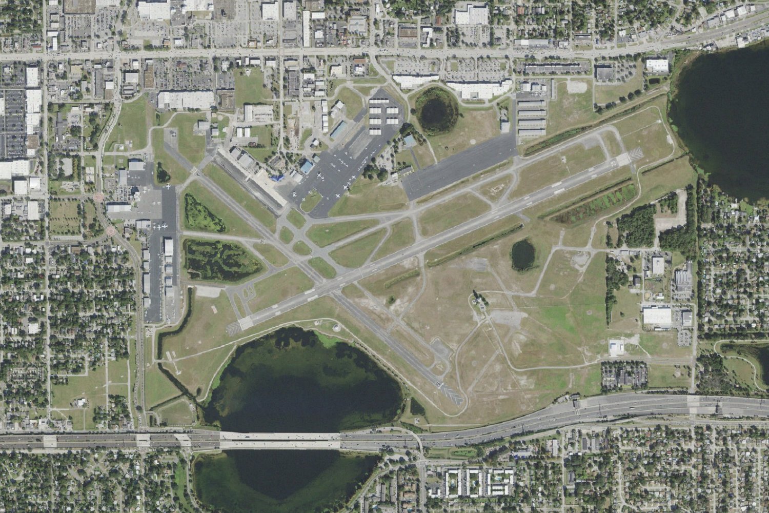 Aerial view of Orlando Executive Airport (ORL)