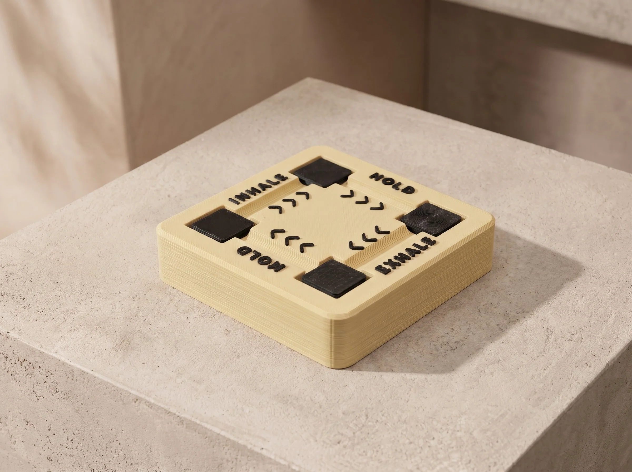 4-4-4-4 Box-Breathing Tactile Clicker Board