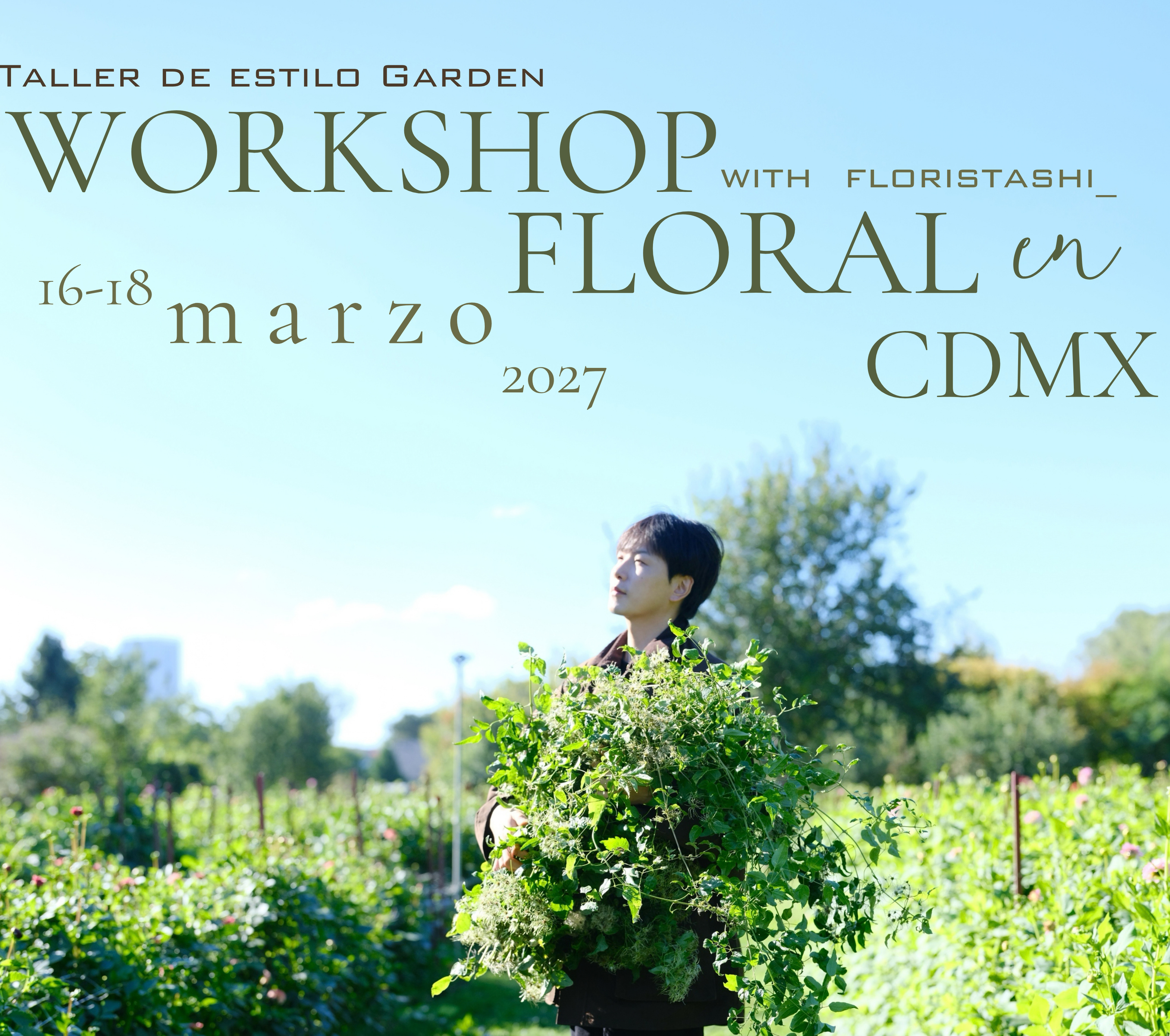 Garden style international masterclass in Mexico