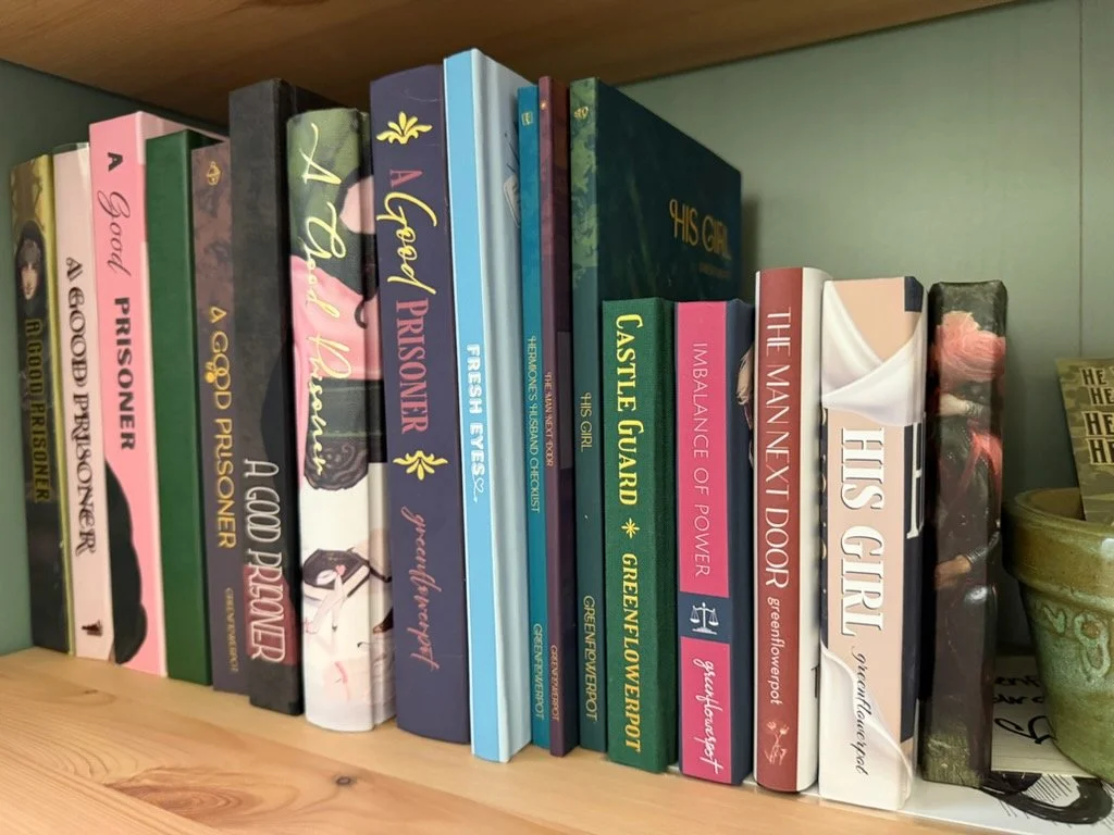 Bindings of my fanfiction, mailed to me by lovely readers