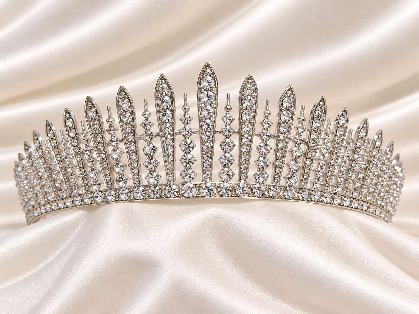 The Winter's Wish Tiara – Silver Crystal Crown