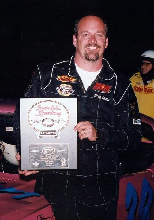 Rick Crow Irwindale Speedway 13th consecutive main event win a track record