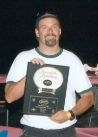 Rick Crow wins the modified trophy dash at Irwindale Speedway