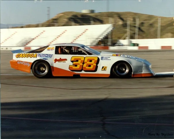 Rick Crow #38 Sportsman driver at Saugus Speedway