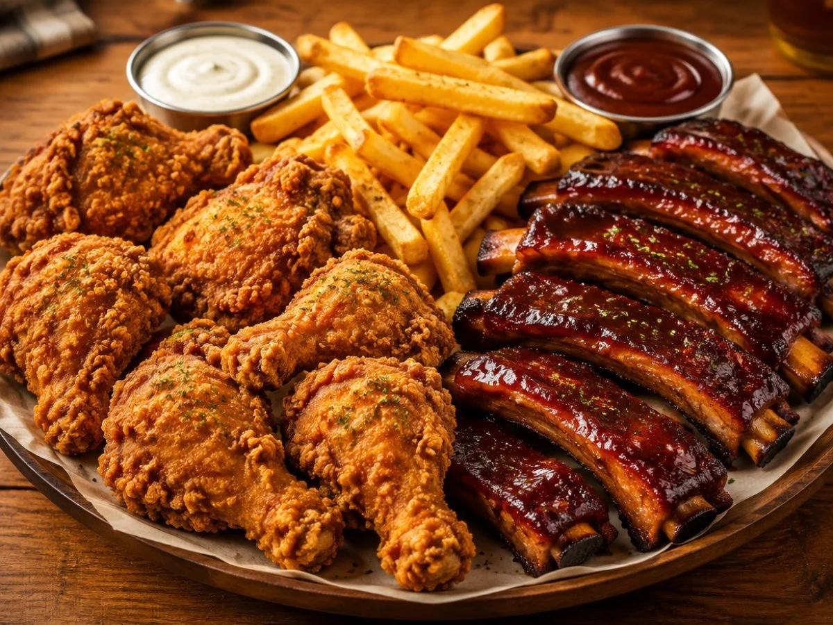 Ribs Combo (6 pcs chicken, 6 ribs)