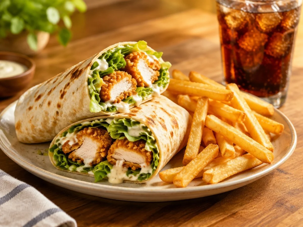 Chicken Wrap Meal